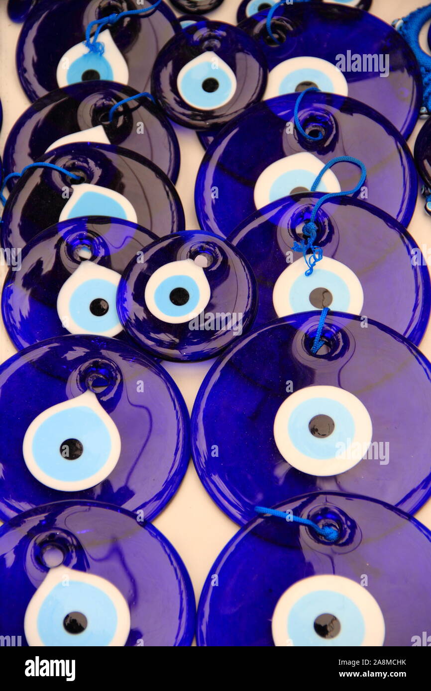 Das Amulett blau Auge aus der Türkei Stockfotografie - Alamy
