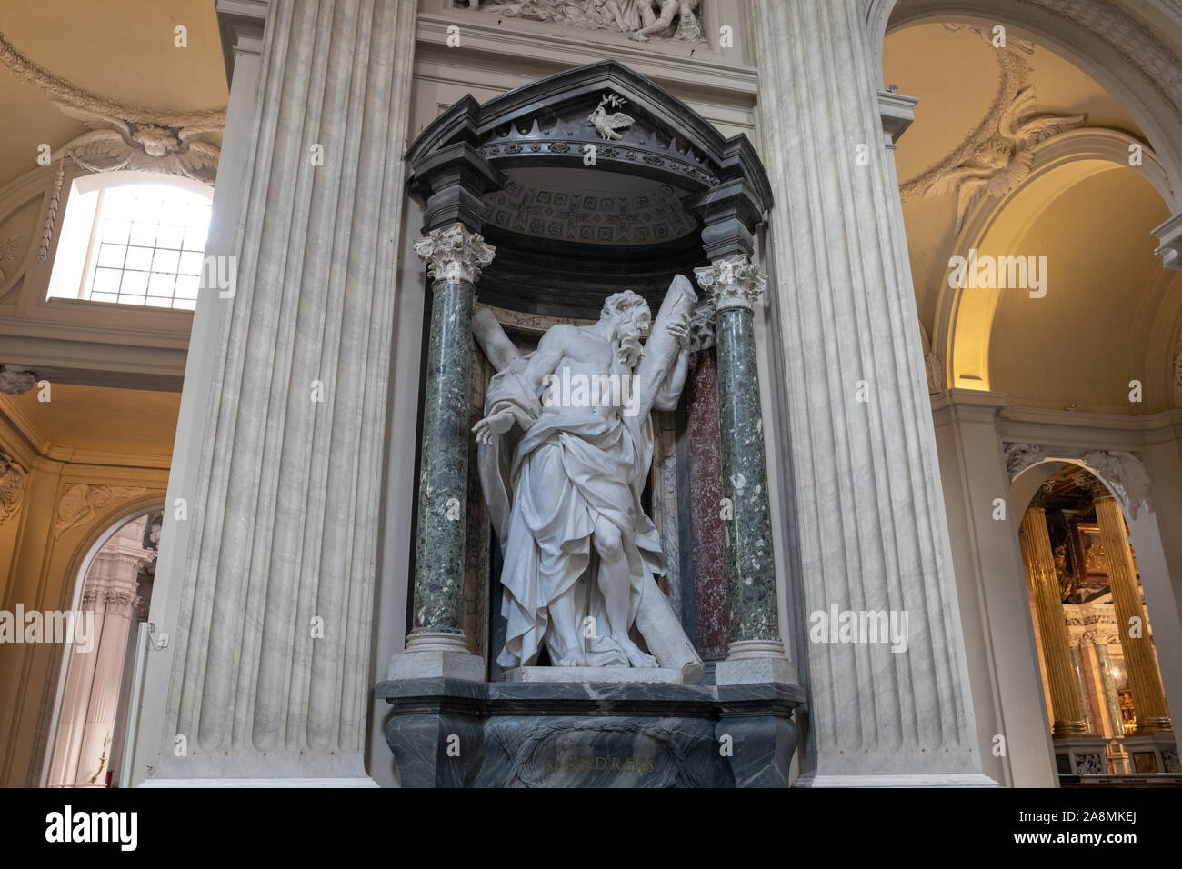 Rom, Italien, 20. Juni 2018: Panoramablick der Lateranbasilika, auch bekannt als Päpstlicher Archbasilica von St. John. Es ist die Kathedrale Kirche Stockfoto