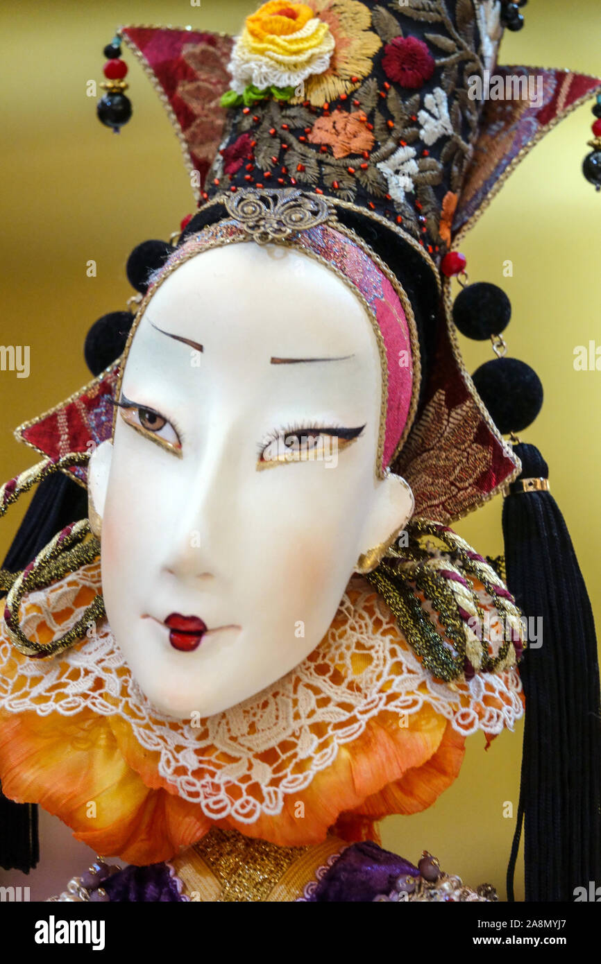Kunst Puppe von den asiatischen Stil inspiriert Stockfoto
