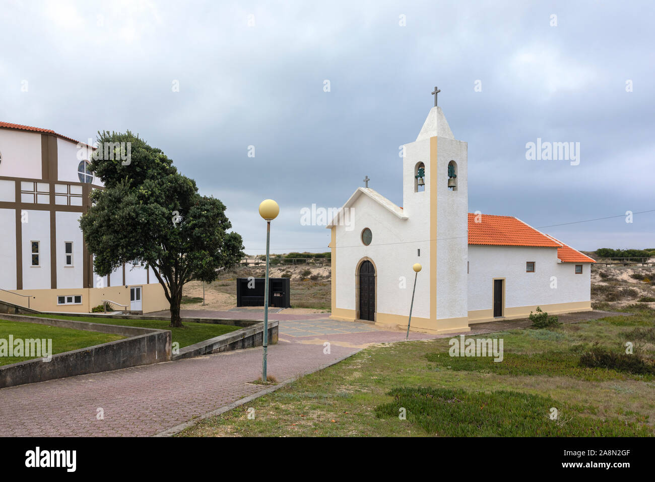 Costa Nova do Prado, Aveiro, Portugal, Europa Stockfoto