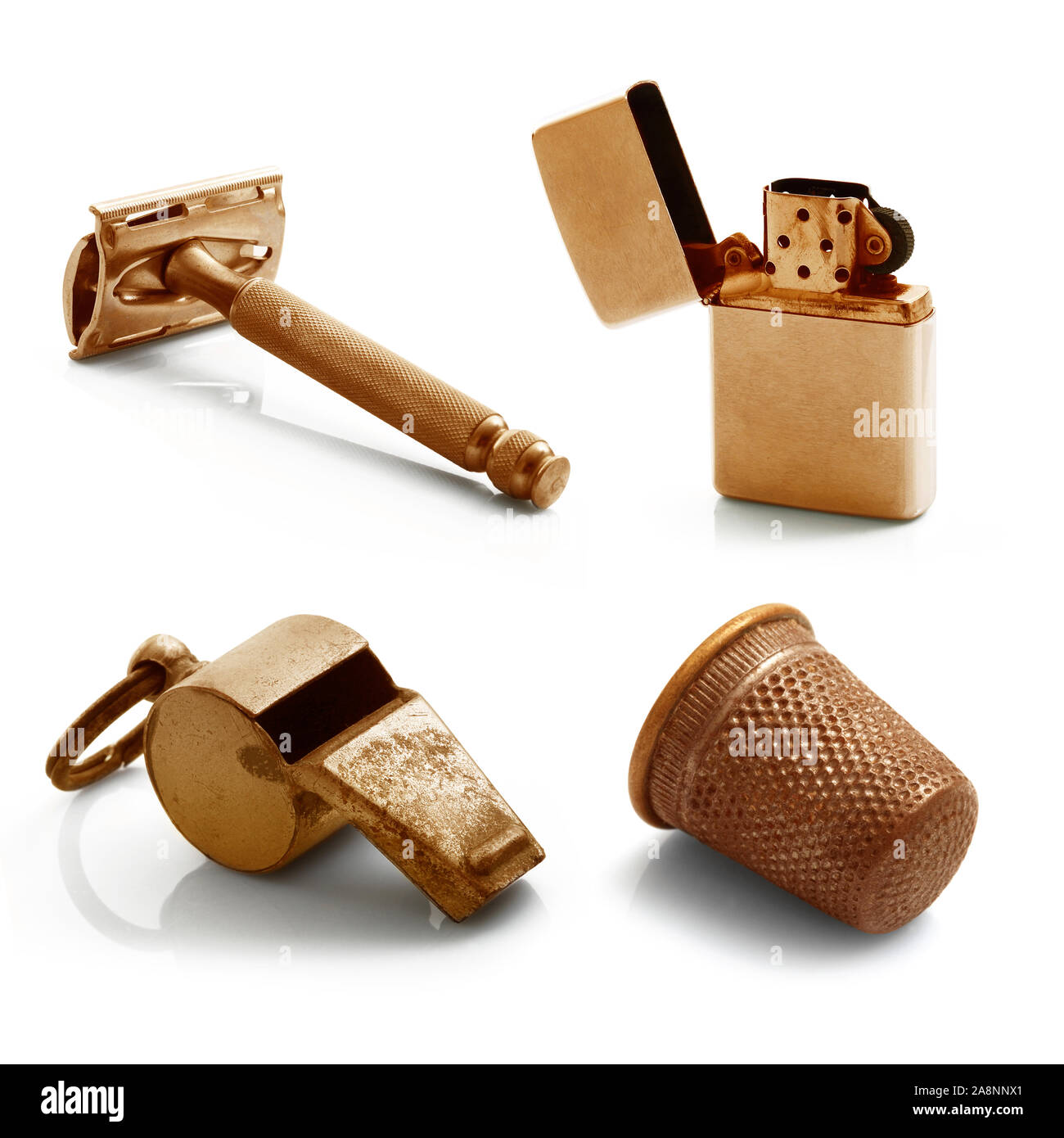 Ein original großen Jahrgang Objekte Sammlung Stockfoto