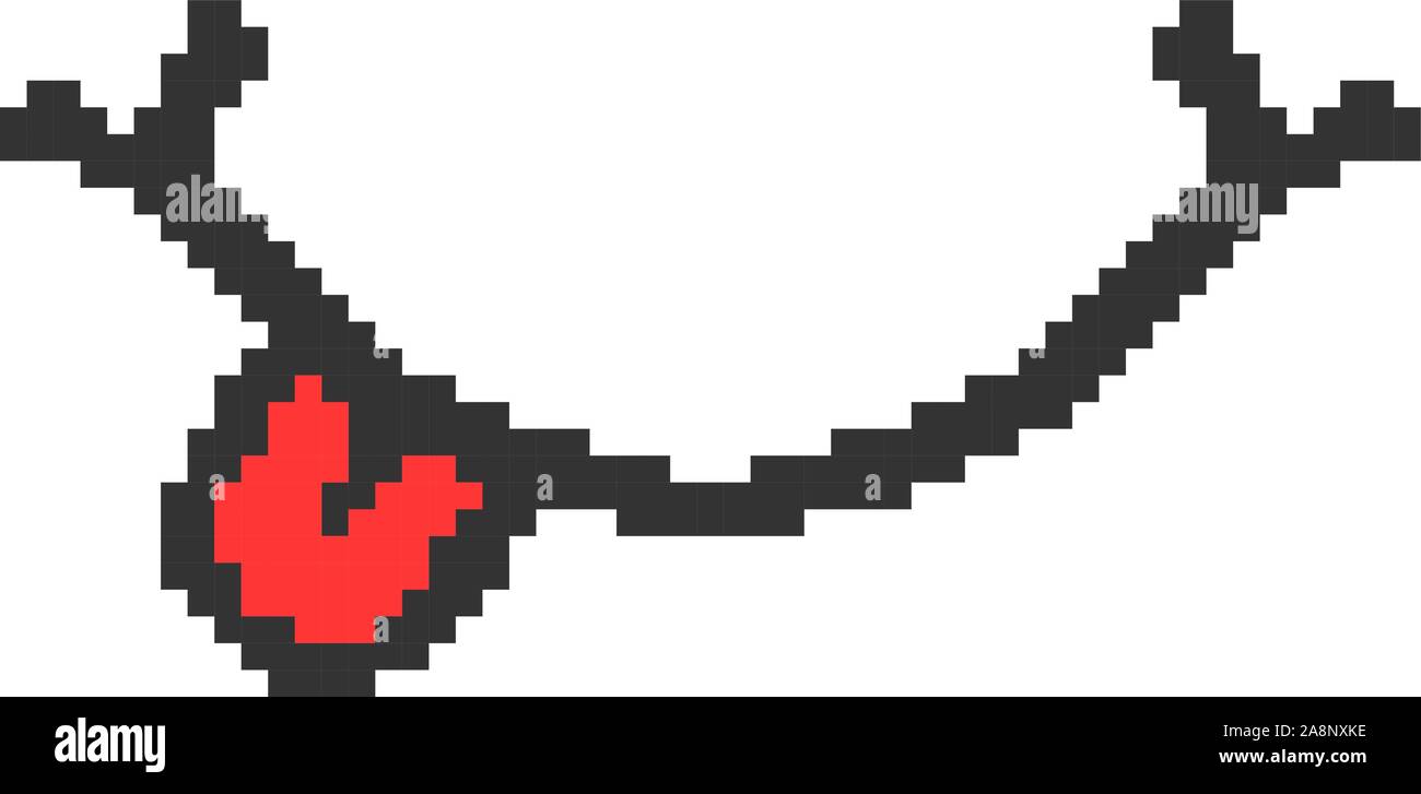 Pixel-art smile mit Zunge logo Wie lecker Stock Vektor