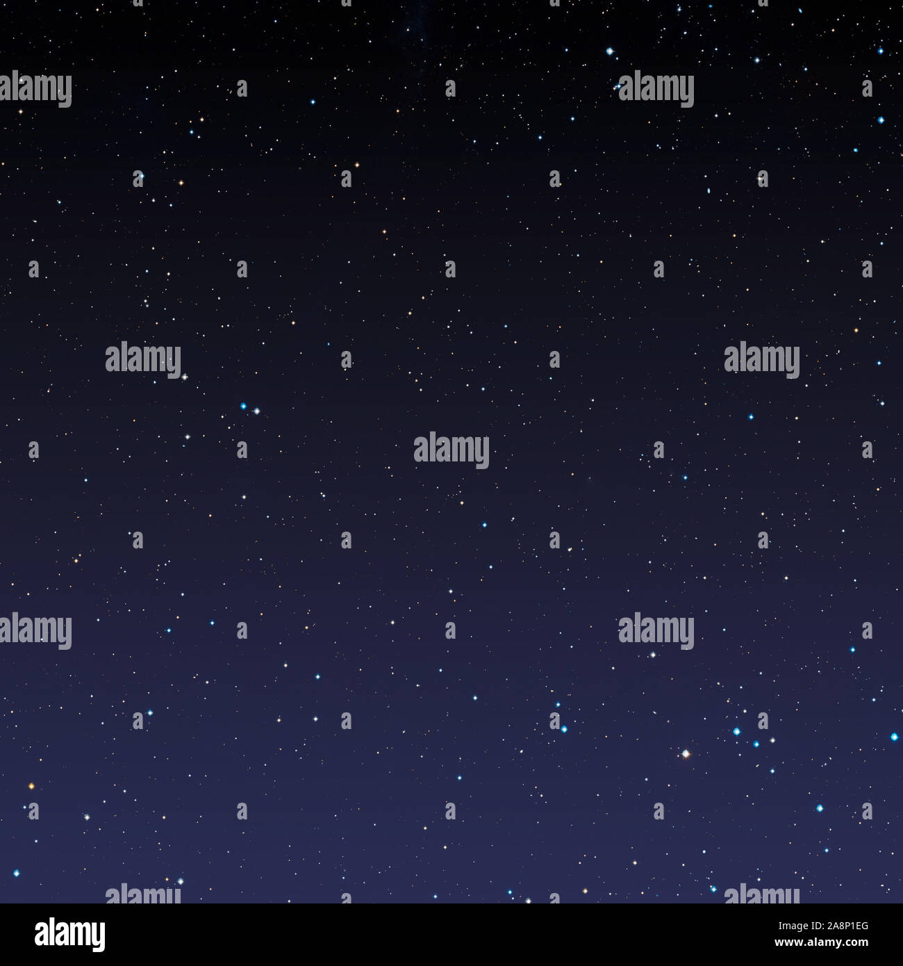Sterne im Nachthimmel. Wissenschaft Raum Hintergrund Stockfoto