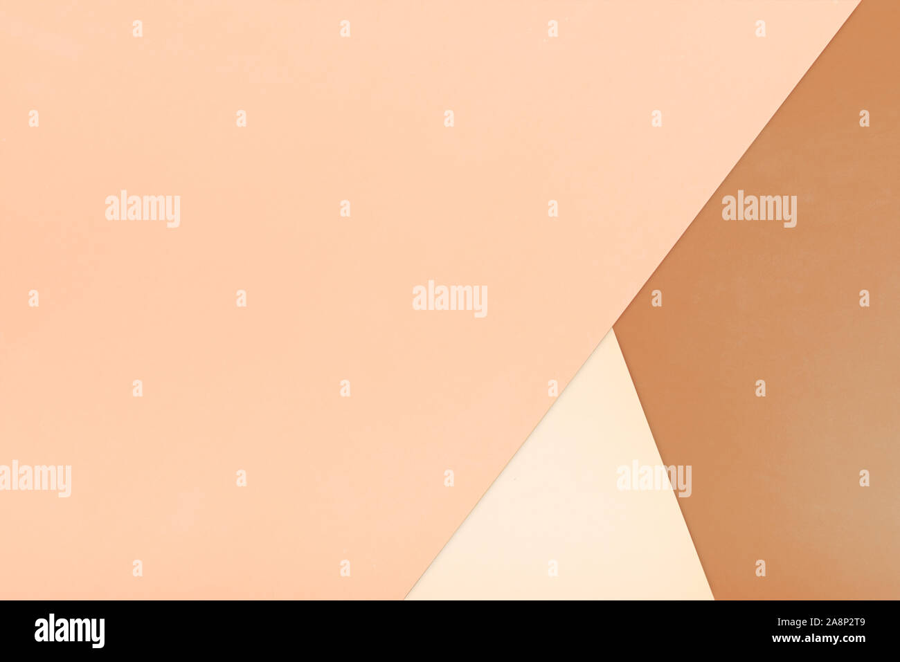 Farbe Papier Hintergrund. Pastelltönen - Braun sepia, unterteilt shadow line Stockfoto