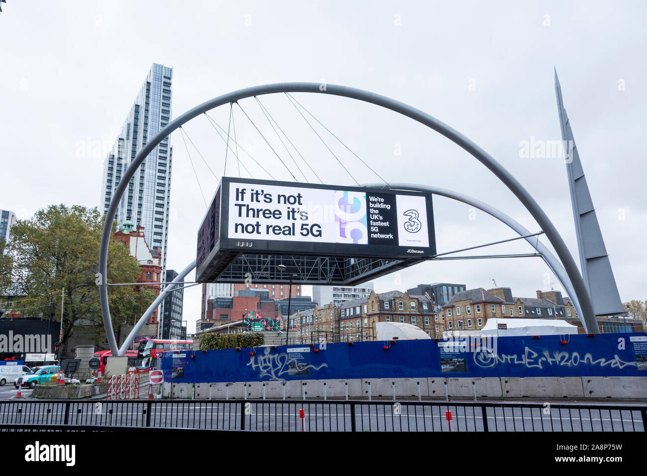 Alte Straße, Kreisverkehr, London, UK Stockfoto