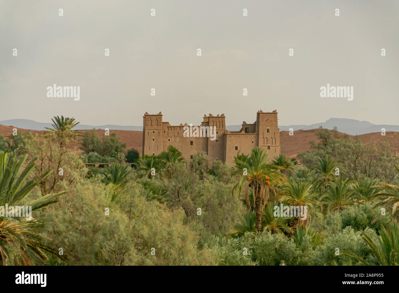 Kasbah Amridil, Ouled Yaacoub, Skoura, Marokko. Afrika Stockfoto