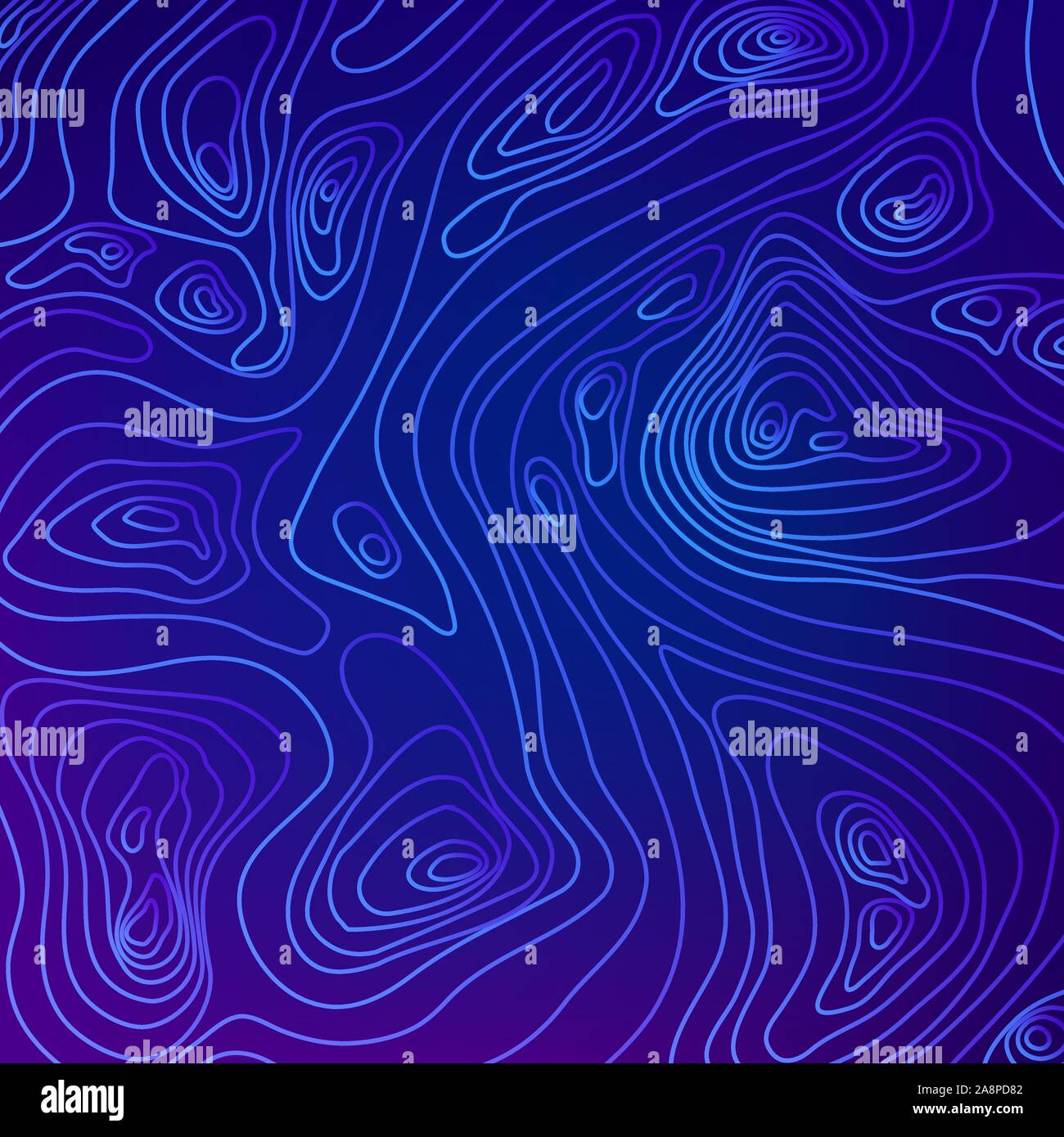 Topographie der Landschaft. Umrisse Kartographie Landschaft. Karte moderne Flyer und Poster Entwurf. Vector Illustration Stock Vektor