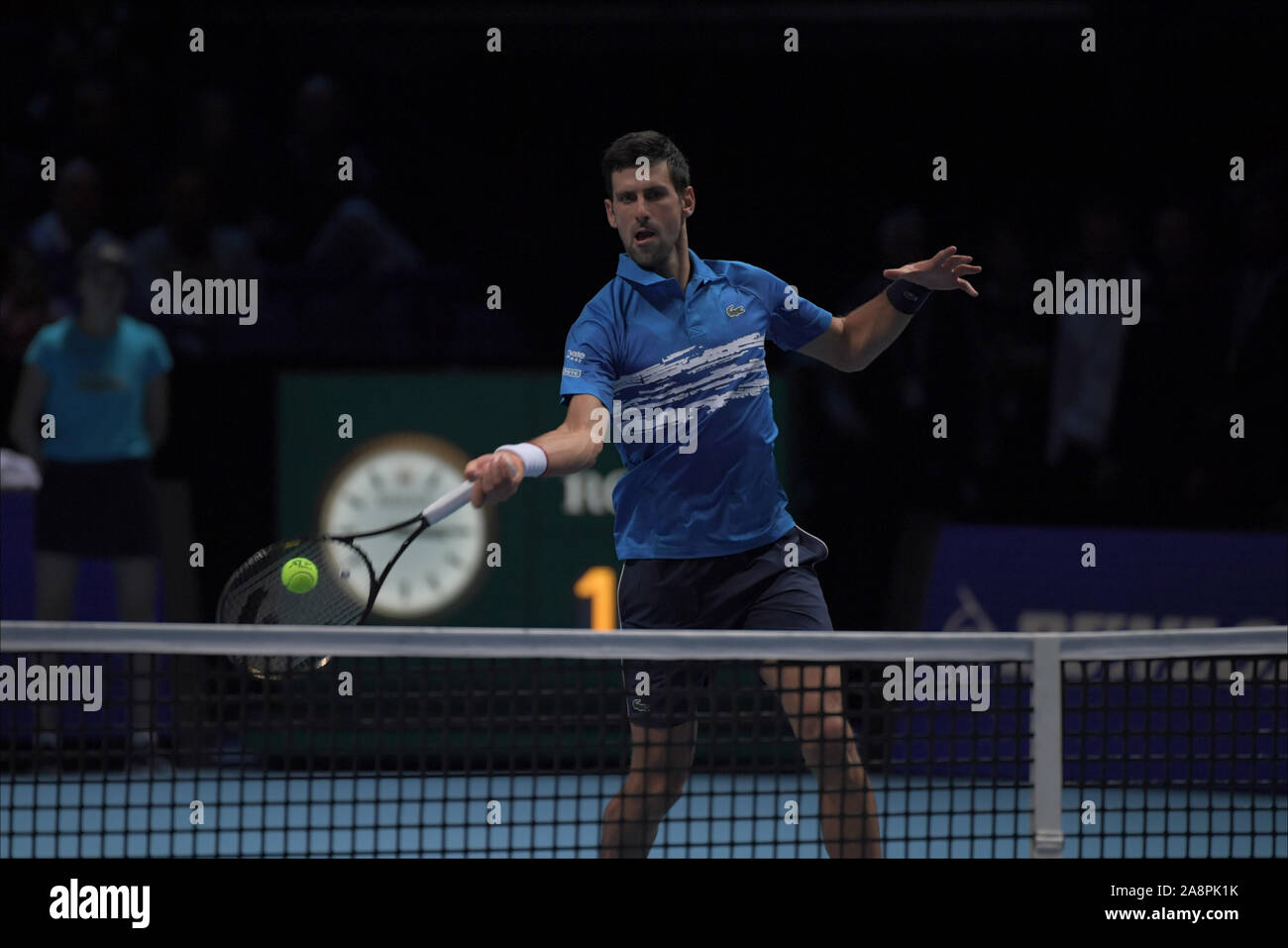 London, Italien. 10 Nov, 2019. djokovicduring Nitto ATP-Finale, Tennis Internationals in London, Italien, 10. November 2019 - LPS/Roberto Zanettin Credit: Roberto Zanettin/LPS/ZUMA Draht/Alamy leben Nachrichten Stockfoto