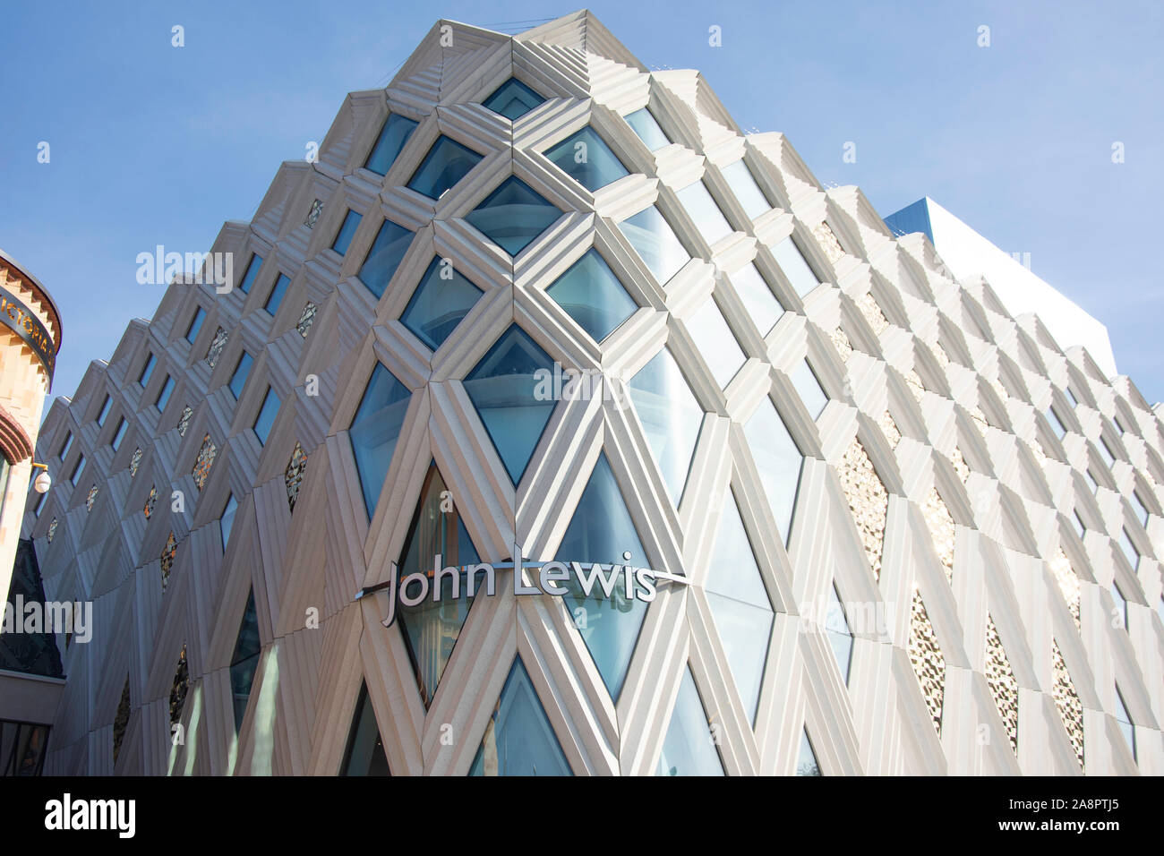 John Lewis Department Store, George Street, Leeds, West Yorkshire, England, Großbritannien Stockfoto