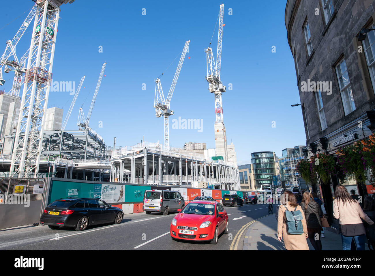 St James Quarter Entwicklung Stockfoto