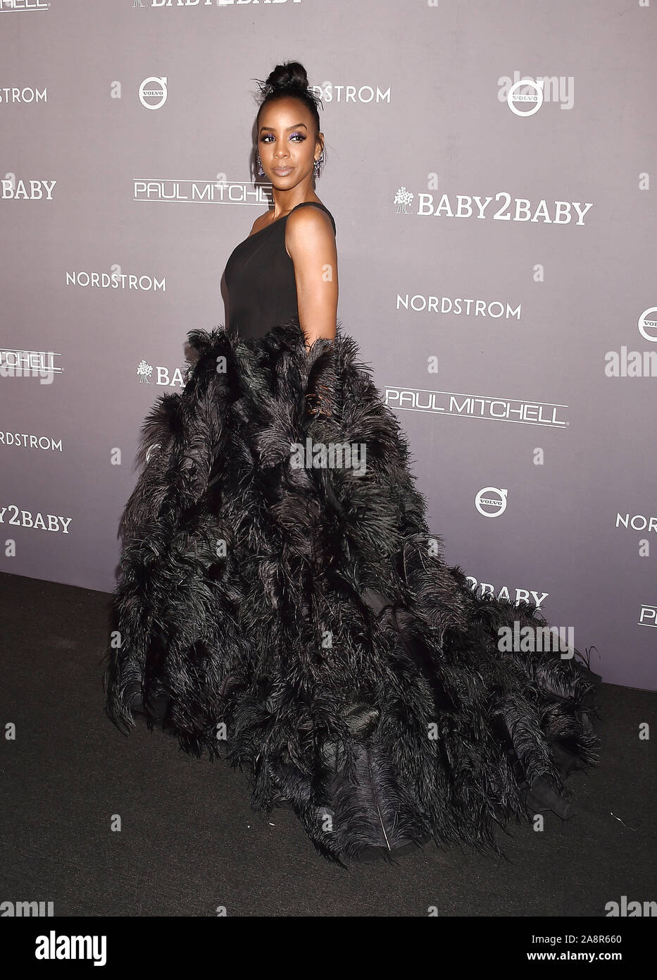 CULVER CITY, CA - 09. NOVEMBER: Kelly Rowland besucht die 2019 Baby 2 Baby Gala von Paul Mitchell bei 3 LABS präsentiert am 09 November, 2019 in Culver City, Kalifornien. Stockfoto