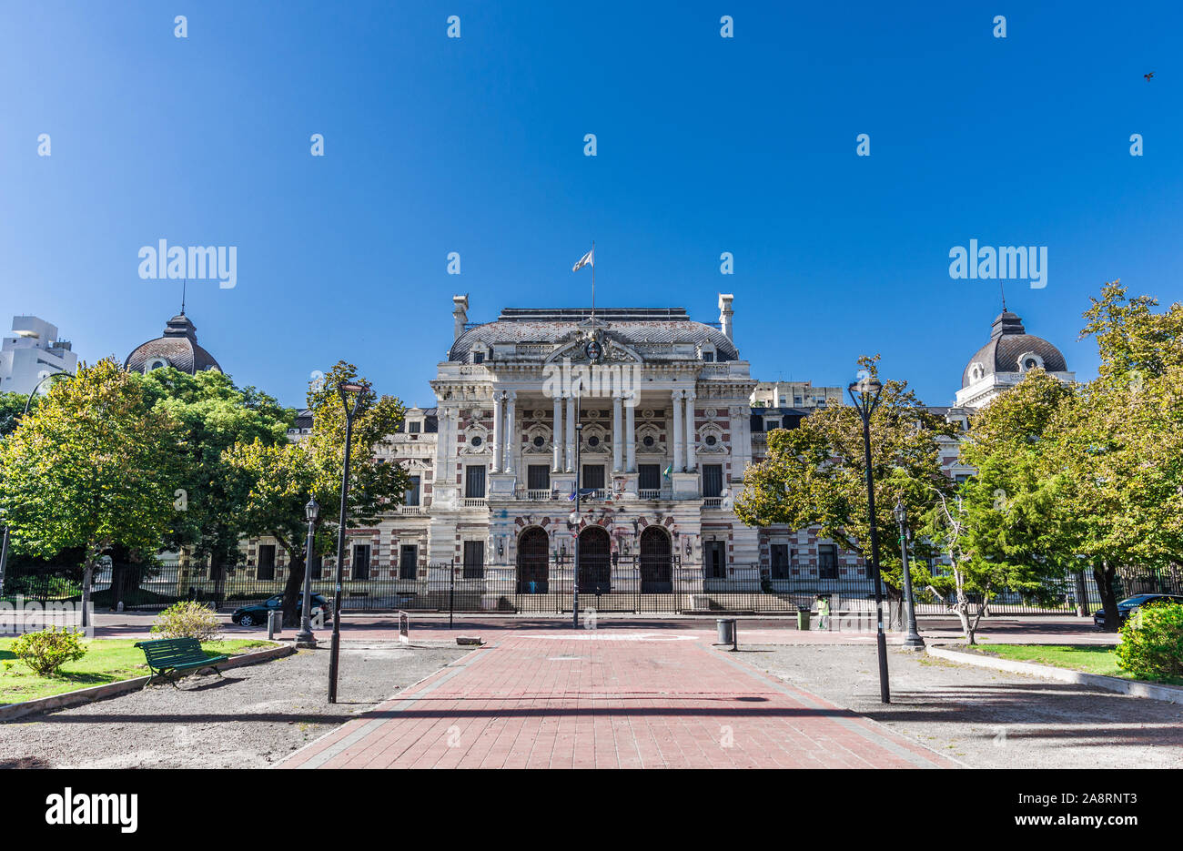 La Plata, Argentinien - 31. März 2018: Legislative Palast der Provinz Buenos Aires Stockfoto