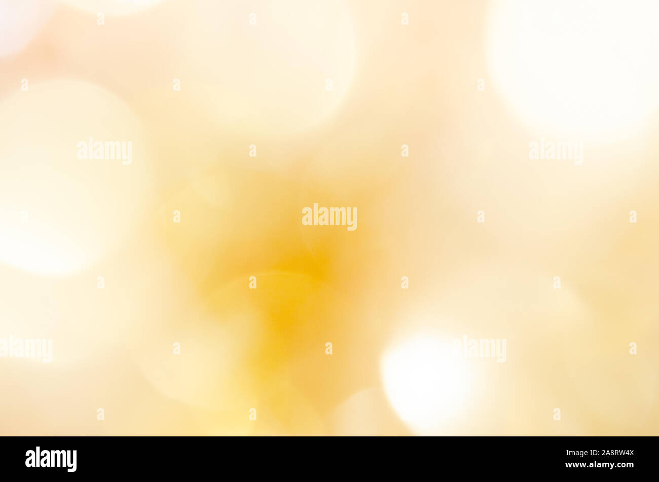 Abstrakte verschwommen Gelb bokeh auf Hintergrund Stockfoto