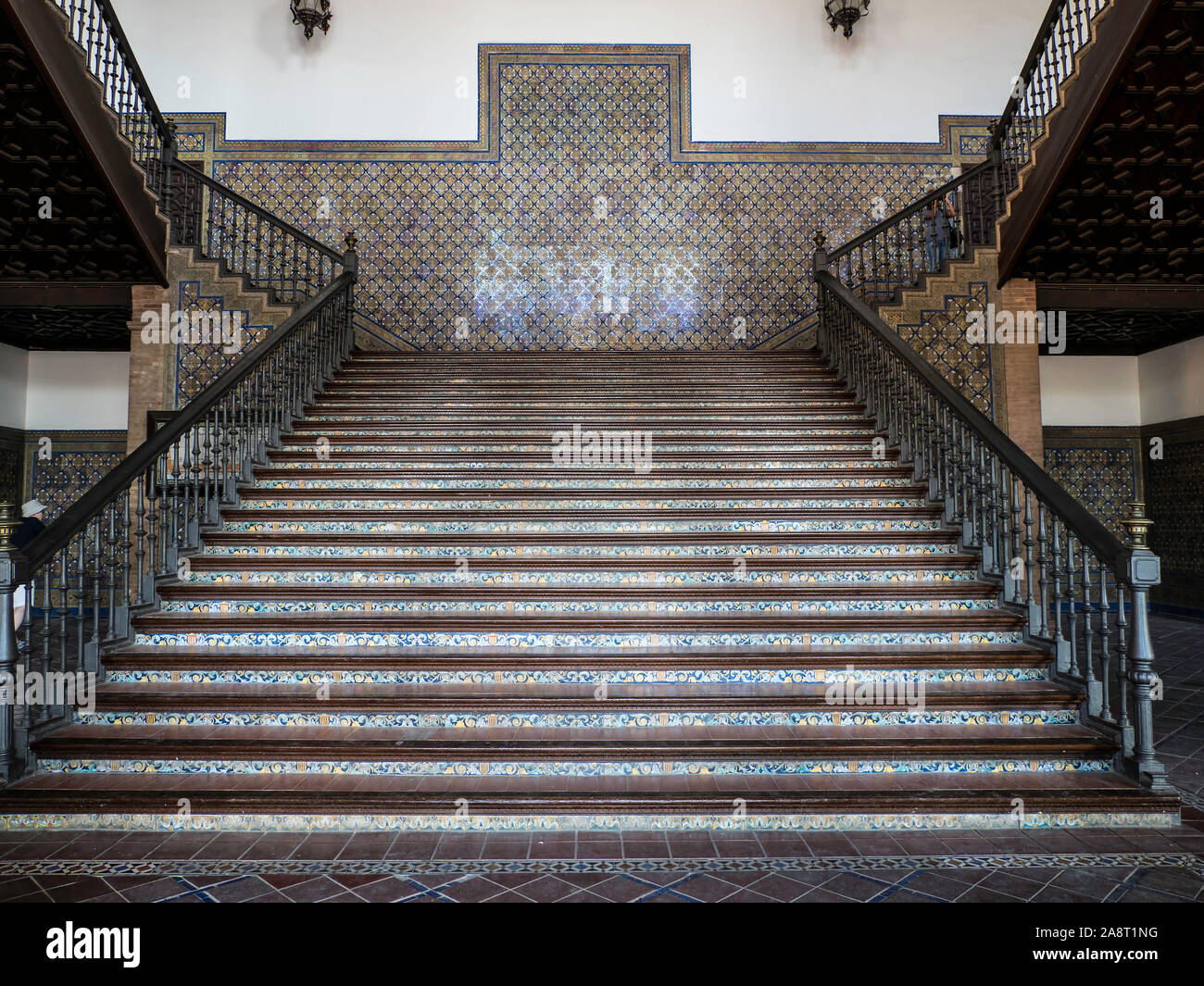 Plaza de Espana, Sevilla, Spanien Stockfoto