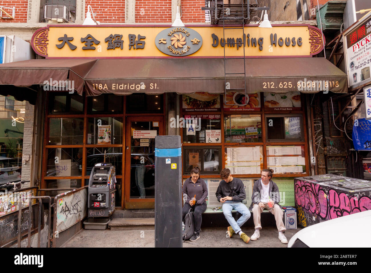 Vanessa Knödel Haus 118 Eldridge St, New York City, NY, Vereinigte Staaten von Amerika. Stockfoto