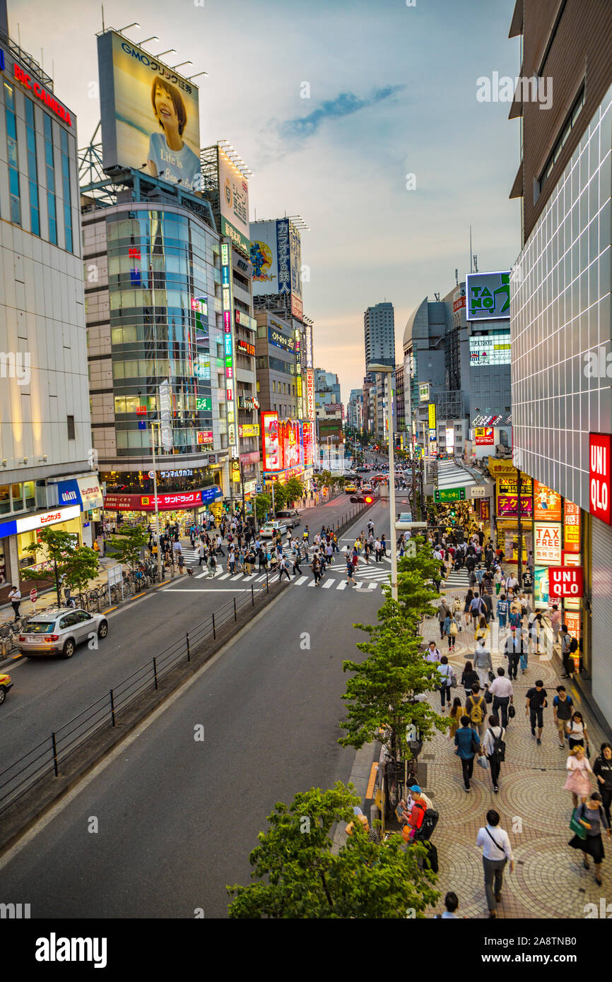 Bezirk Shinjuku, Tokyo, Japan, Asien Stockfoto