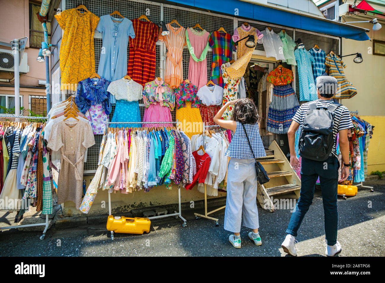 Shimokitazawa oder Shimokita, Setagaya, Tokio, Japan, Asien Stockfoto