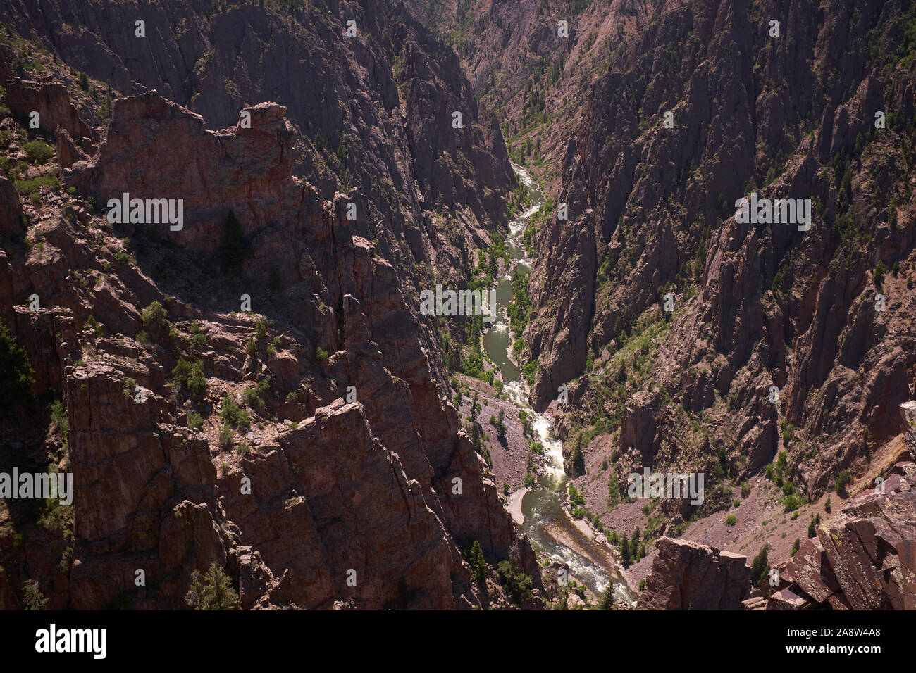 Black Canyon des Gunnison, Colorado, USA Stockfoto