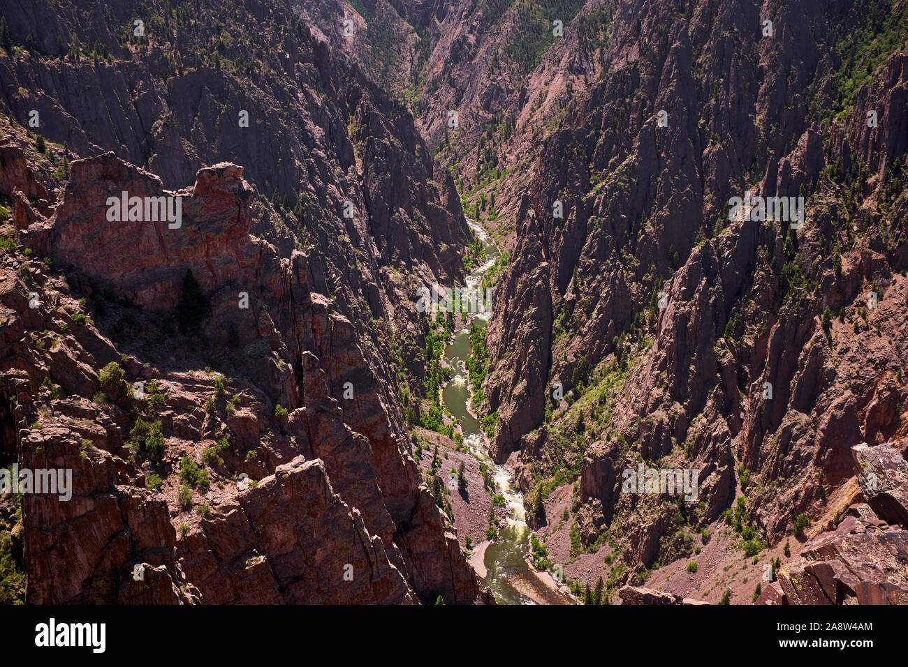 Black Canyon des Gunnison, Colorado, USA Stockfoto
