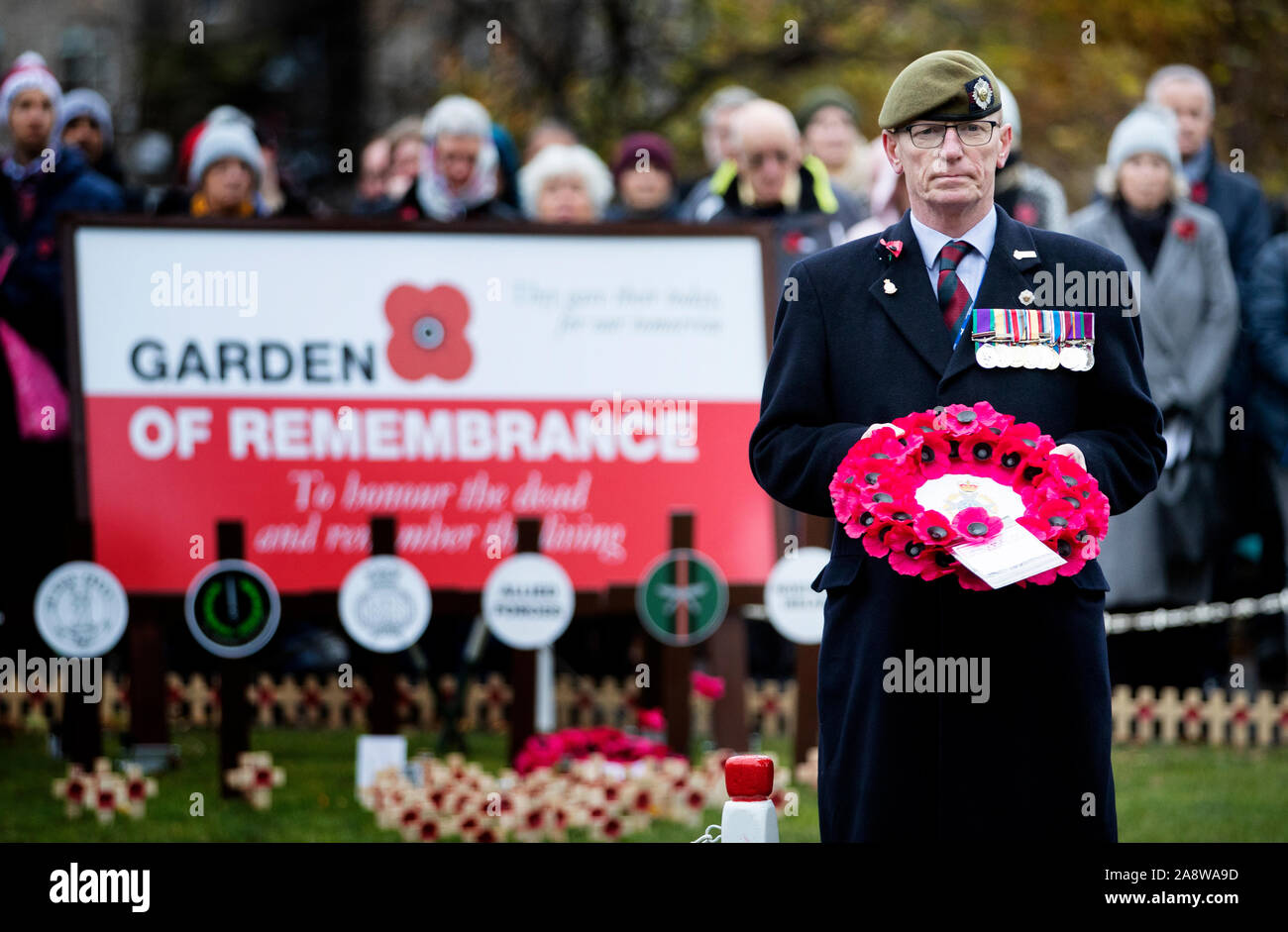 Ehemalige Scots Guard Brian Ward, aus Cumbernauld