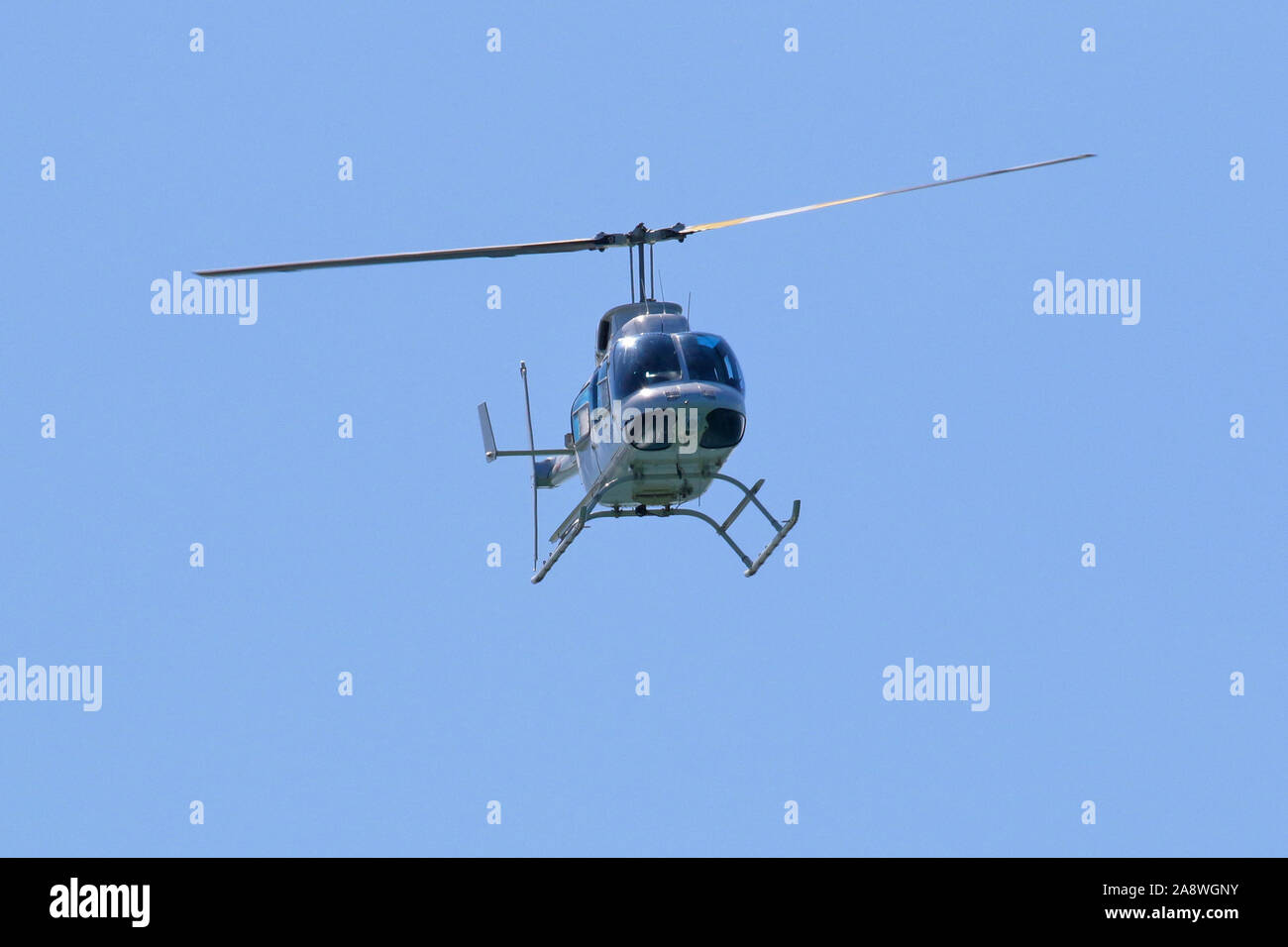 Bell JetRanger 206 Hubschrauber N 27554 Stockfoto