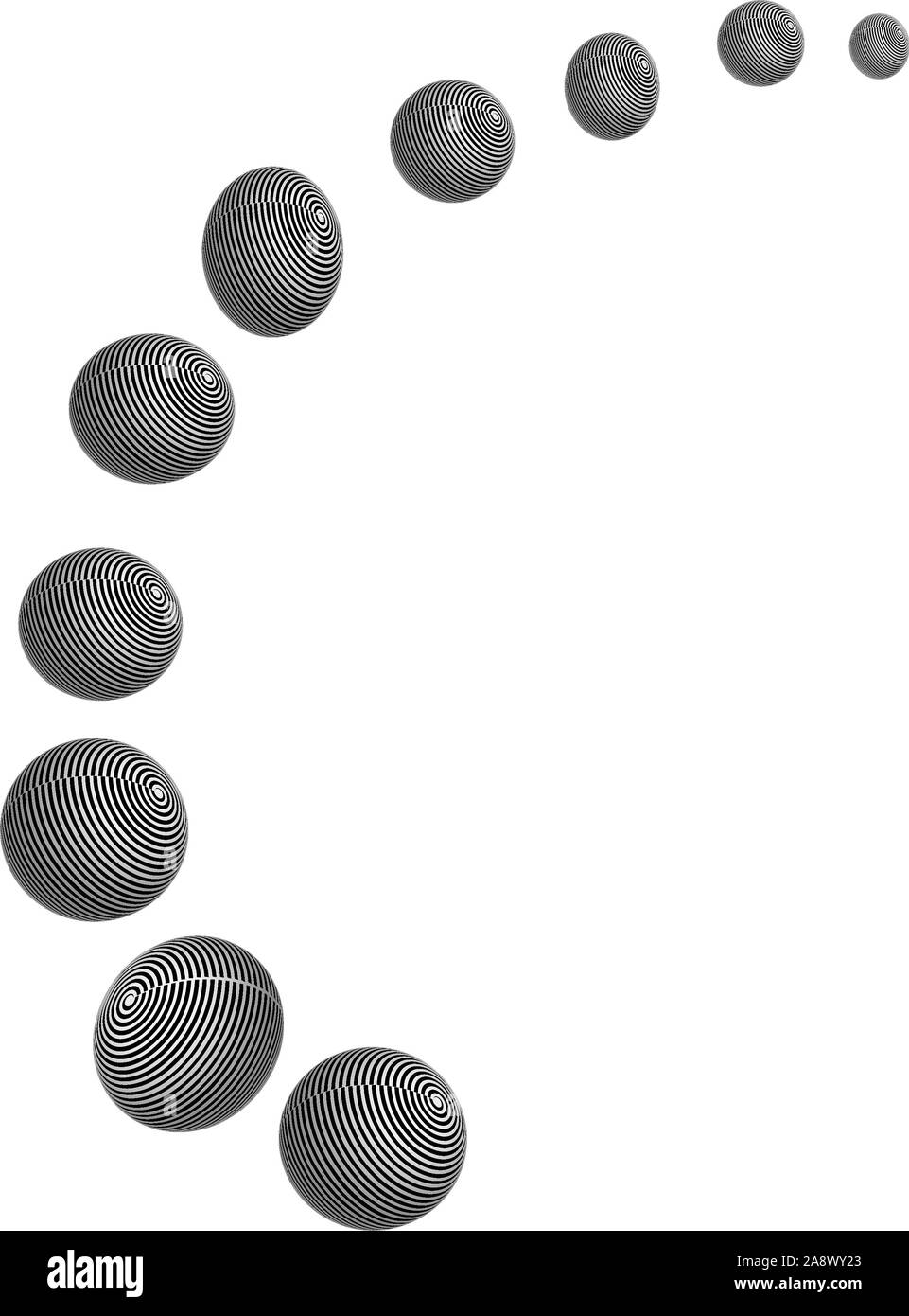 3 d Kugel illustrator Muster Hintergrund design Stockfoto