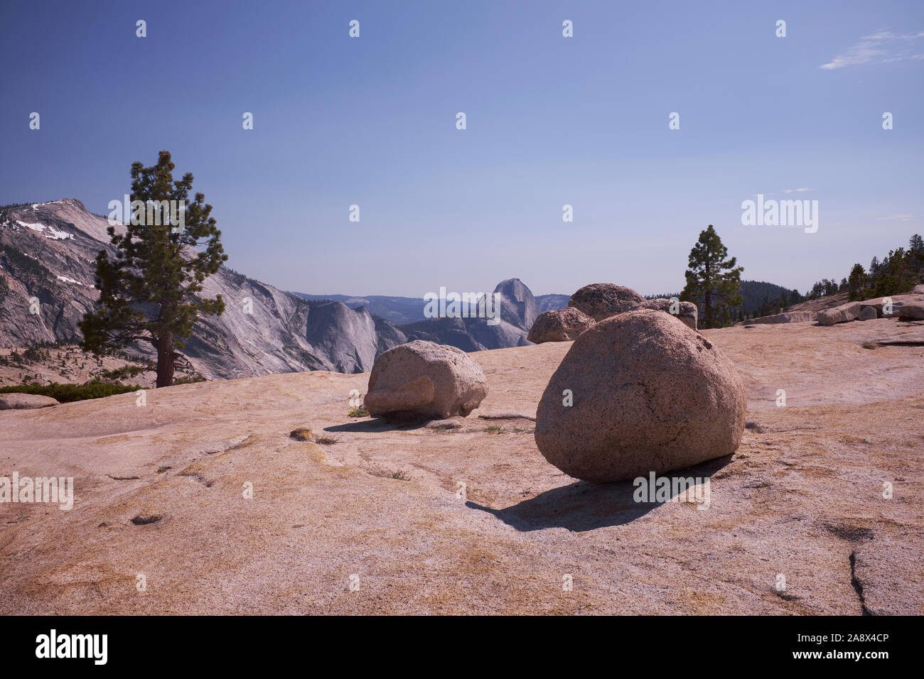 Halb-kuppel von olmstead Point im Yosemite National Park, Kalifornien, USA Stockfoto