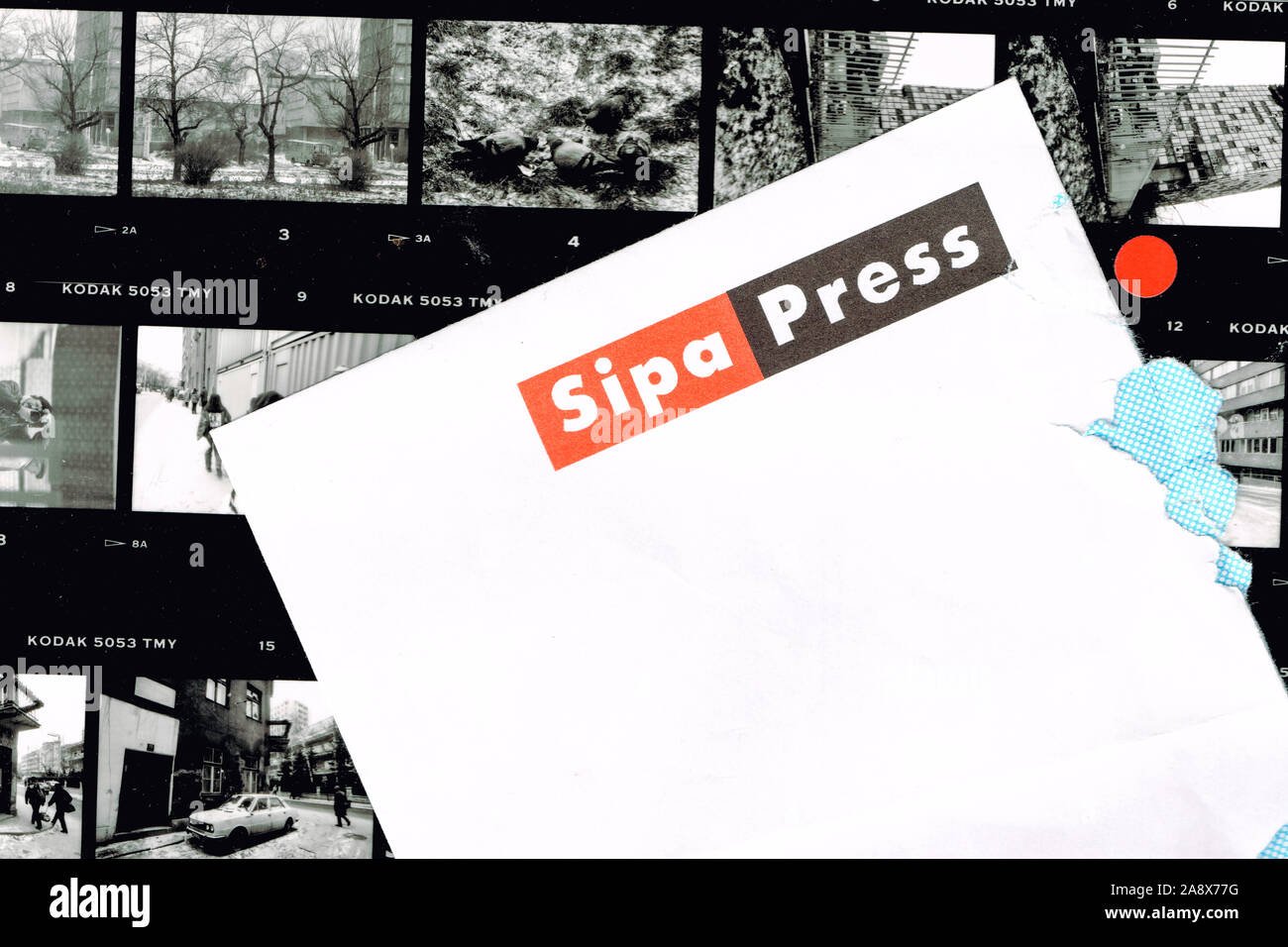 Sipa Press, französische Presse fotografie Agentur, Frankreich Stockfoto