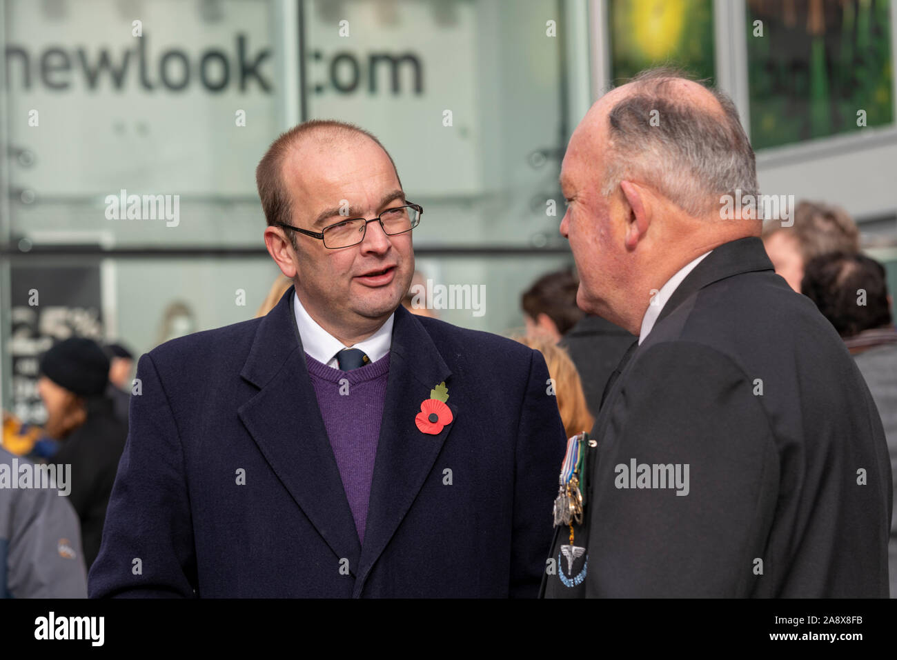 James Duddridge MP britischer konservativer Politiker und ehemalige Banker. Mitglied des Europäischen Parlaments für Rochford und Southend Osten. Am Tag der Veranstaltung Stockfoto