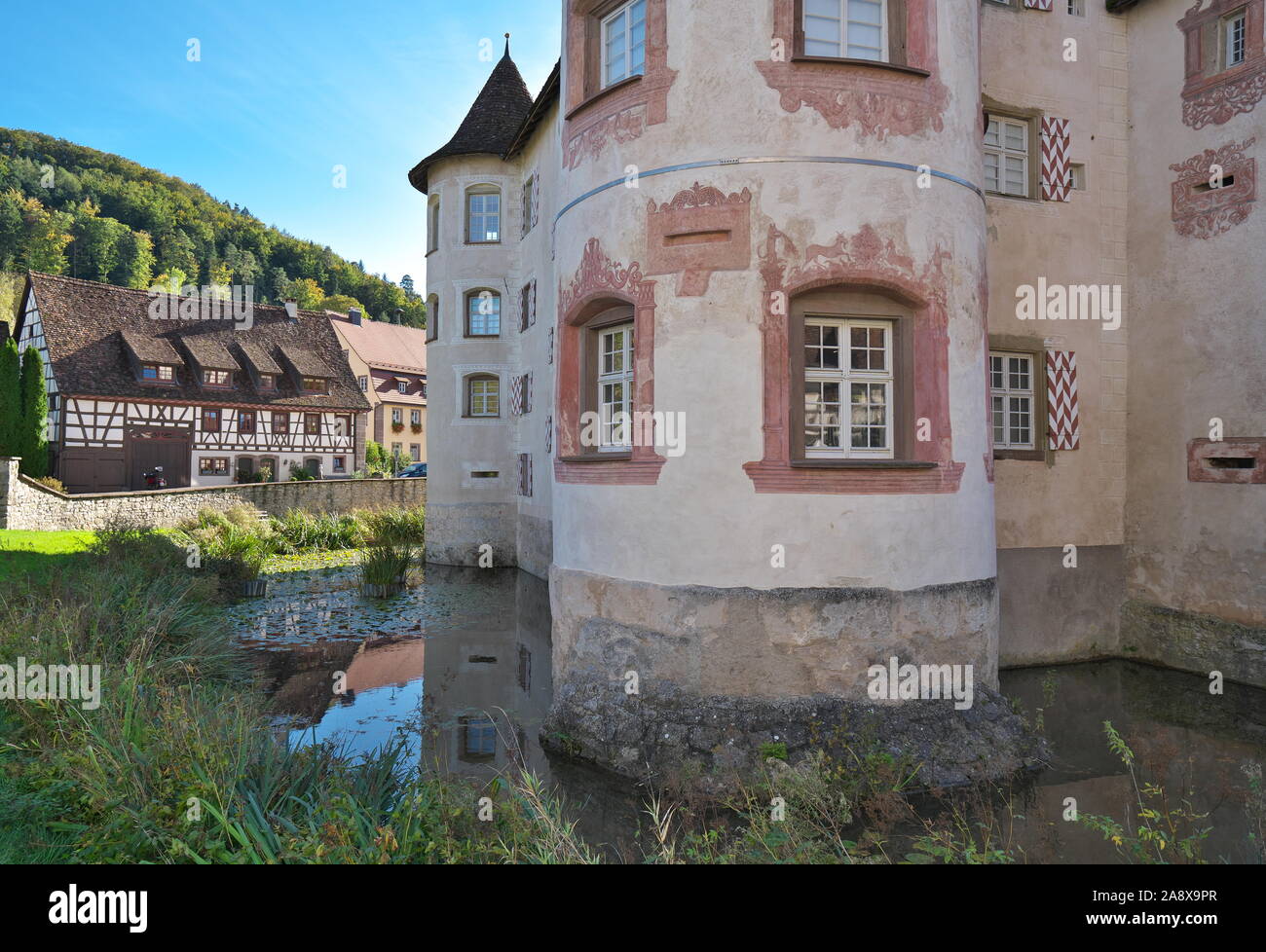 Schlosscafe Glatt, Hechingen Stockfoto