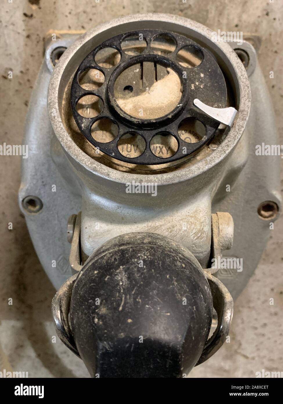 Alte Sprechanlage Stockfoto