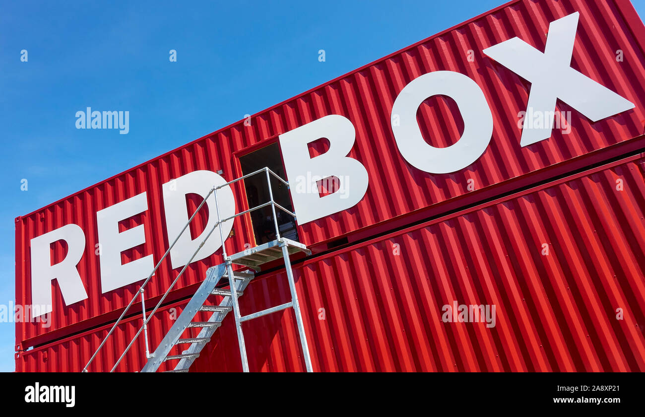 Red Box in Goodwood Festival der Geschwindigkeit, 2019 Stockfoto