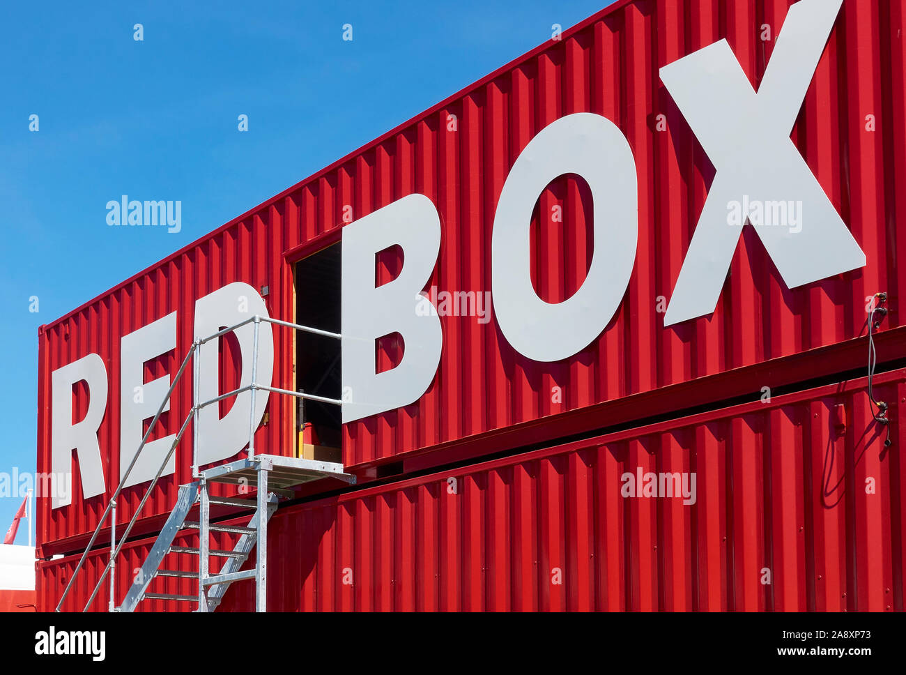 Red Box in Goodwood Festival der Geschwindigkeit, 2019 Stockfoto