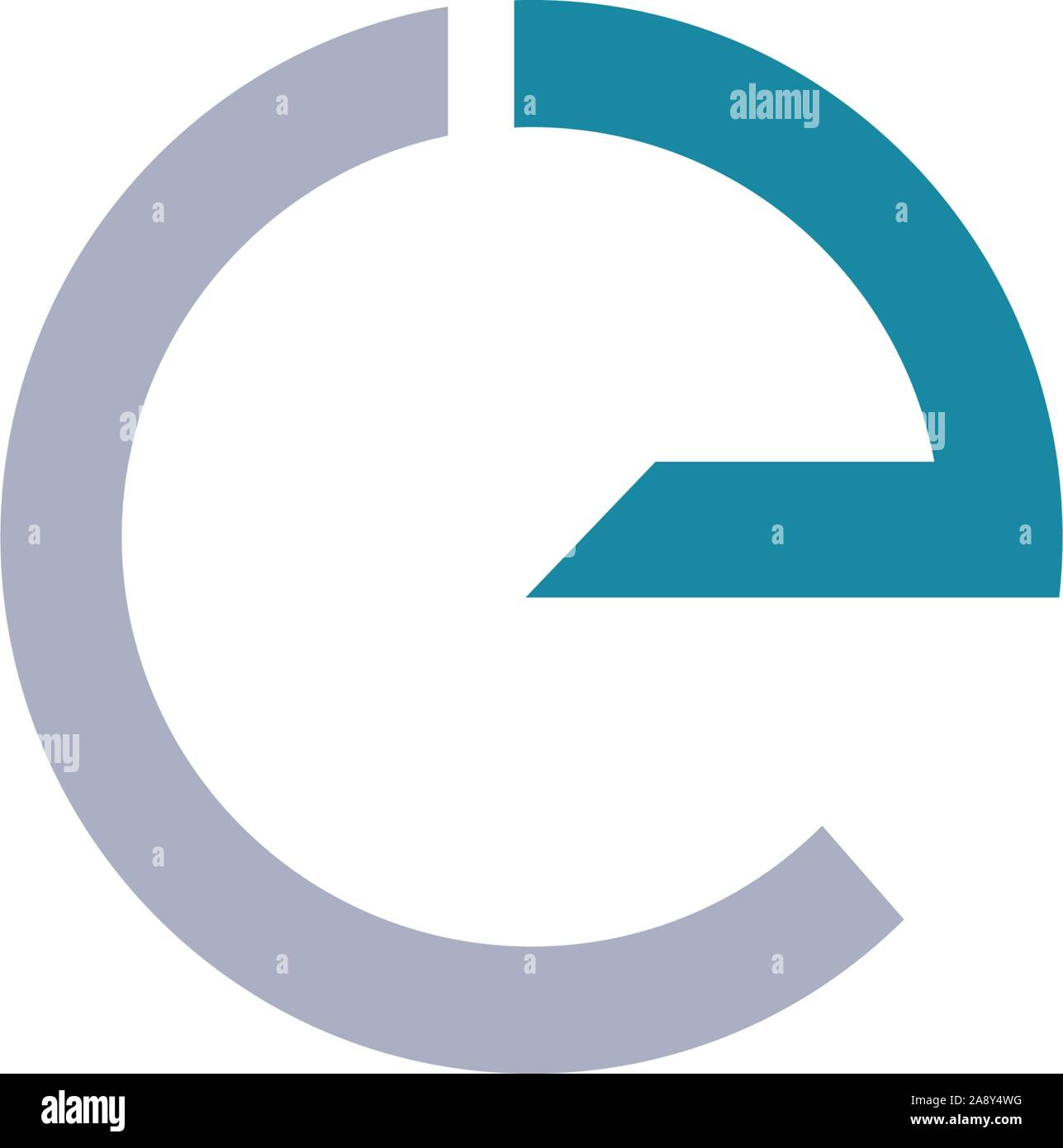 Initial CE oder EG logo Vektor Logo Design Stock Vektor