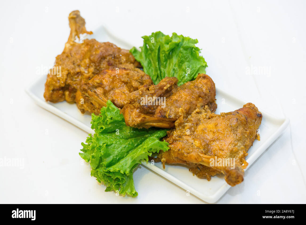 Nawabi essen - Huhn Braten mit Soße. Diese Arten von Lebensmitteln sind zu würzig und lecker. Stockfoto