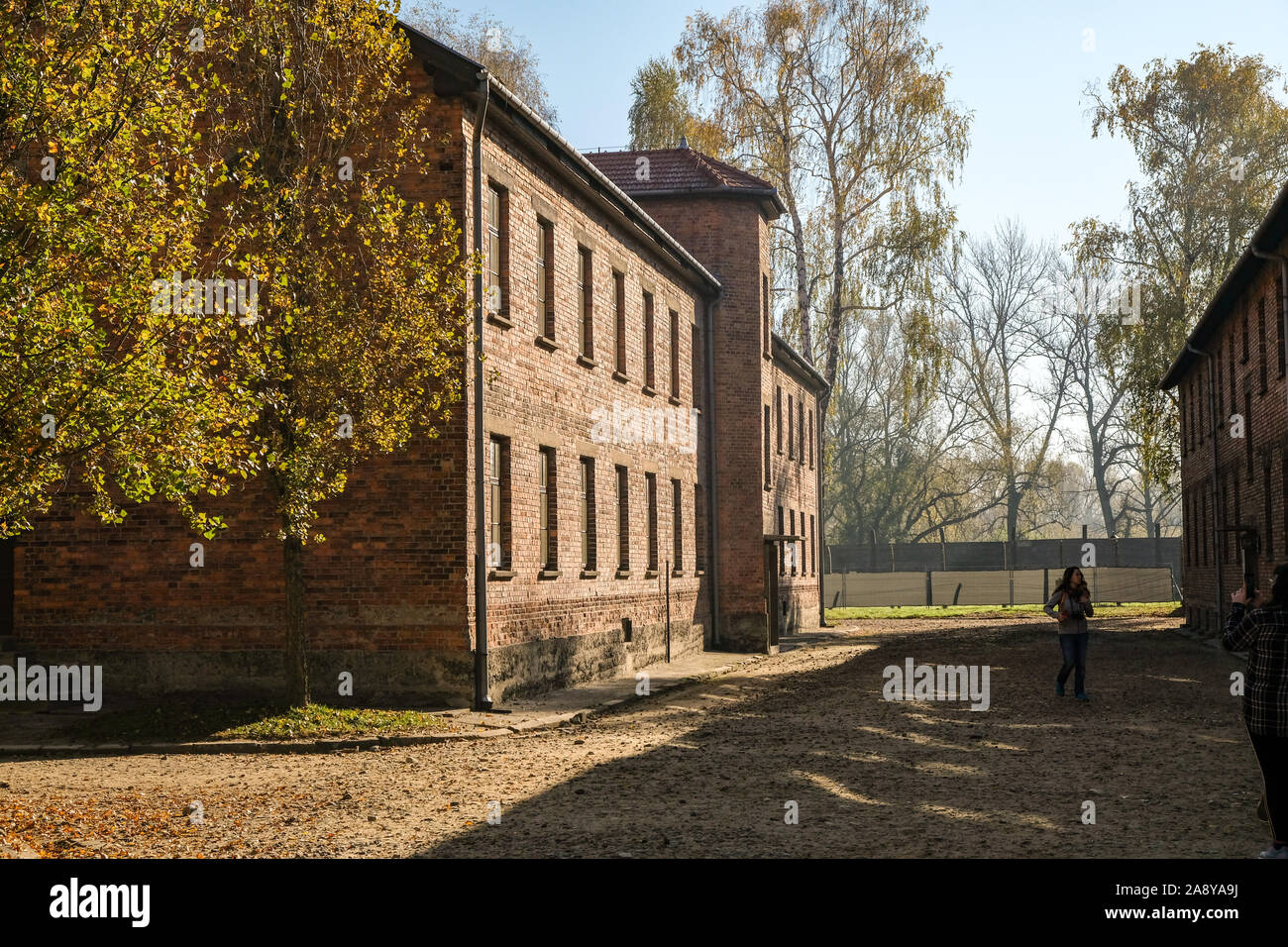 Auschwitz Birkenau Deutsche Nazi Konzentrations- und Vernichtungslager, Polen Stockfoto