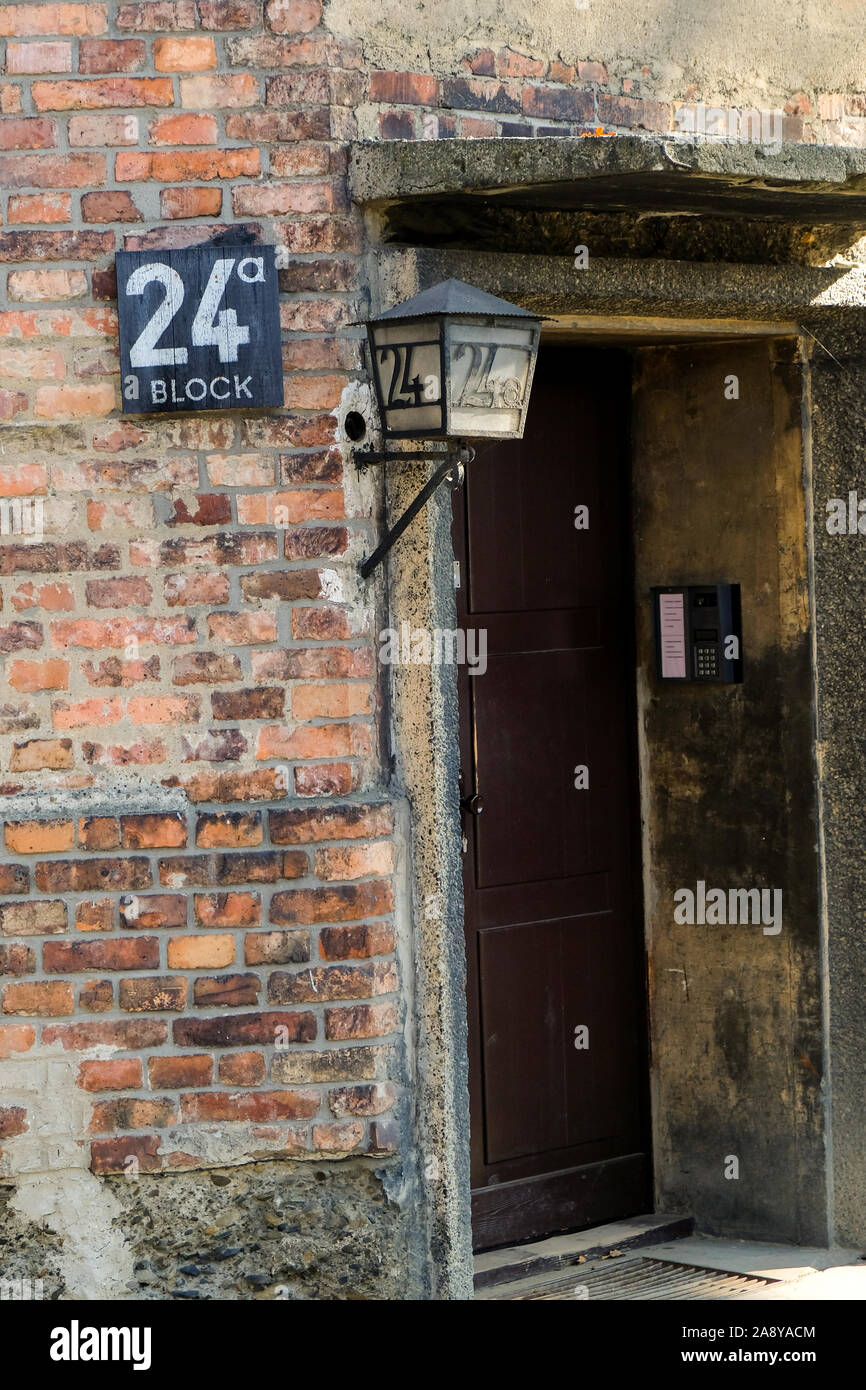 Auschwitz Birkenau Deutsche Nazi Konzentrations- und Vernichtungslager, Polen Stockfoto