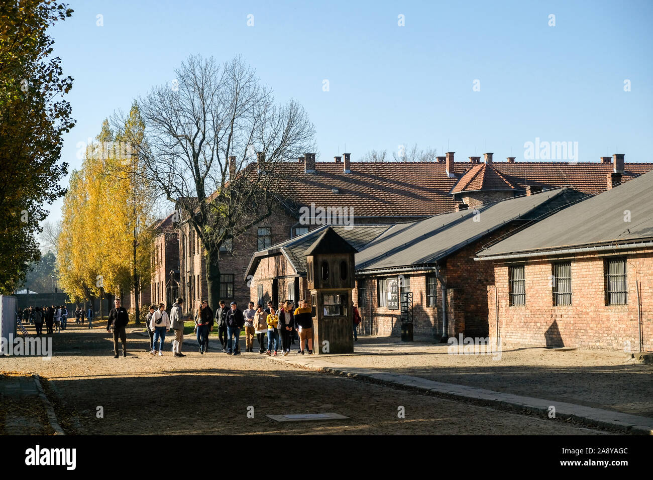 Auschwitz Birkenau Deutsche Nazi Konzentrations- und Vernichtungslager, Polen Stockfoto