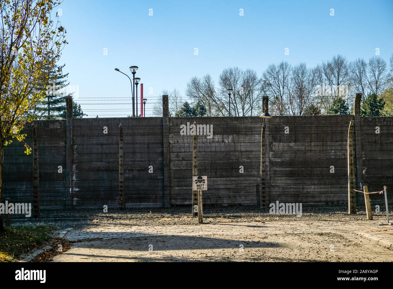 Auschwitz Birkenau Deutsche Nazi Konzentrations- und Vernichtungslager, Polen Stockfoto