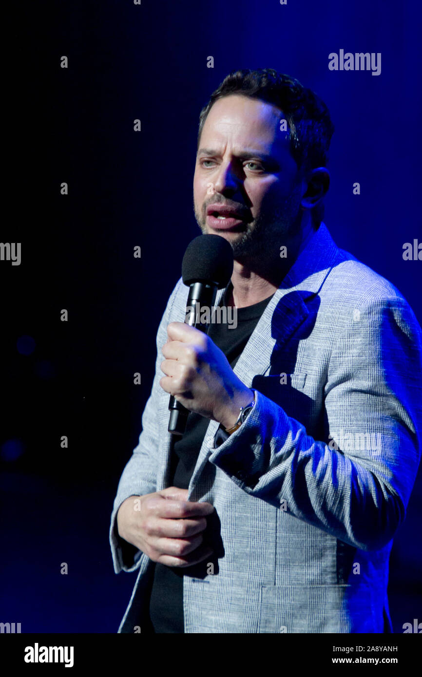 November 9, 2019, Brooklyn, NY, USA: Brooklyn, NY November 9, 2019: BAM präsentiert. Nick Kroll in seinen mittleren Jahren junge Tour auf der Howard Gilman Opera House. Photo Credit Rahav Segev (Credit Bild: © Rahav Segev/ZUMA Draht) Stockfoto