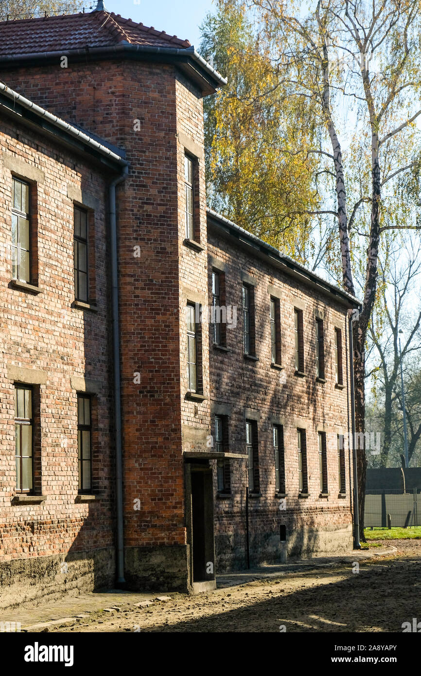 Auschwitz Birkenau Deutsche Nazi Konzentrations- und Vernichtungslager, Polen Stockfoto