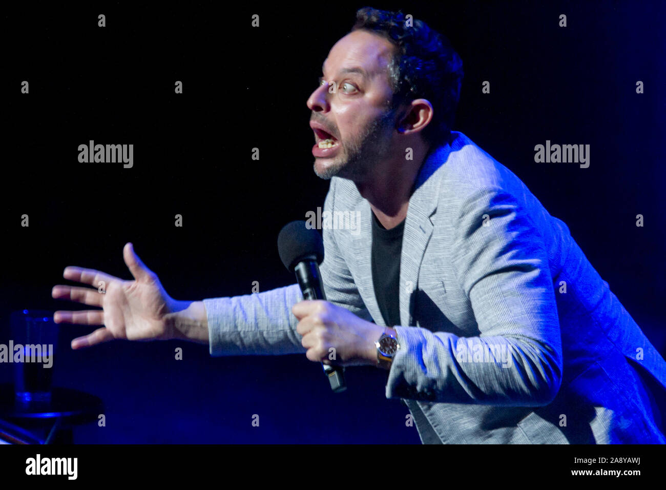 November 9, 2019, Brooklyn, NY, USA: Brooklyn, NY November 9, 2019: BAM präsentiert. Nick Kroll in seinen mittleren Jahren junge Tour auf der Howard Gilman Opera House. Photo Credit Rahav Segev (Credit Bild: © Rahav Segev/ZUMA Draht) Stockfoto