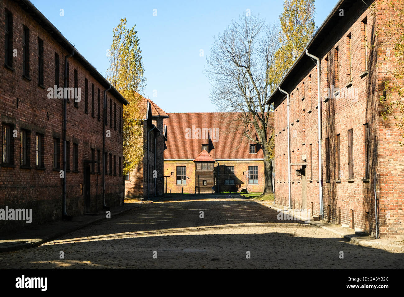 Auschwitz Birkenau Deutsche Nazi Konzentrations- und Vernichtungslager, Polen Stockfoto