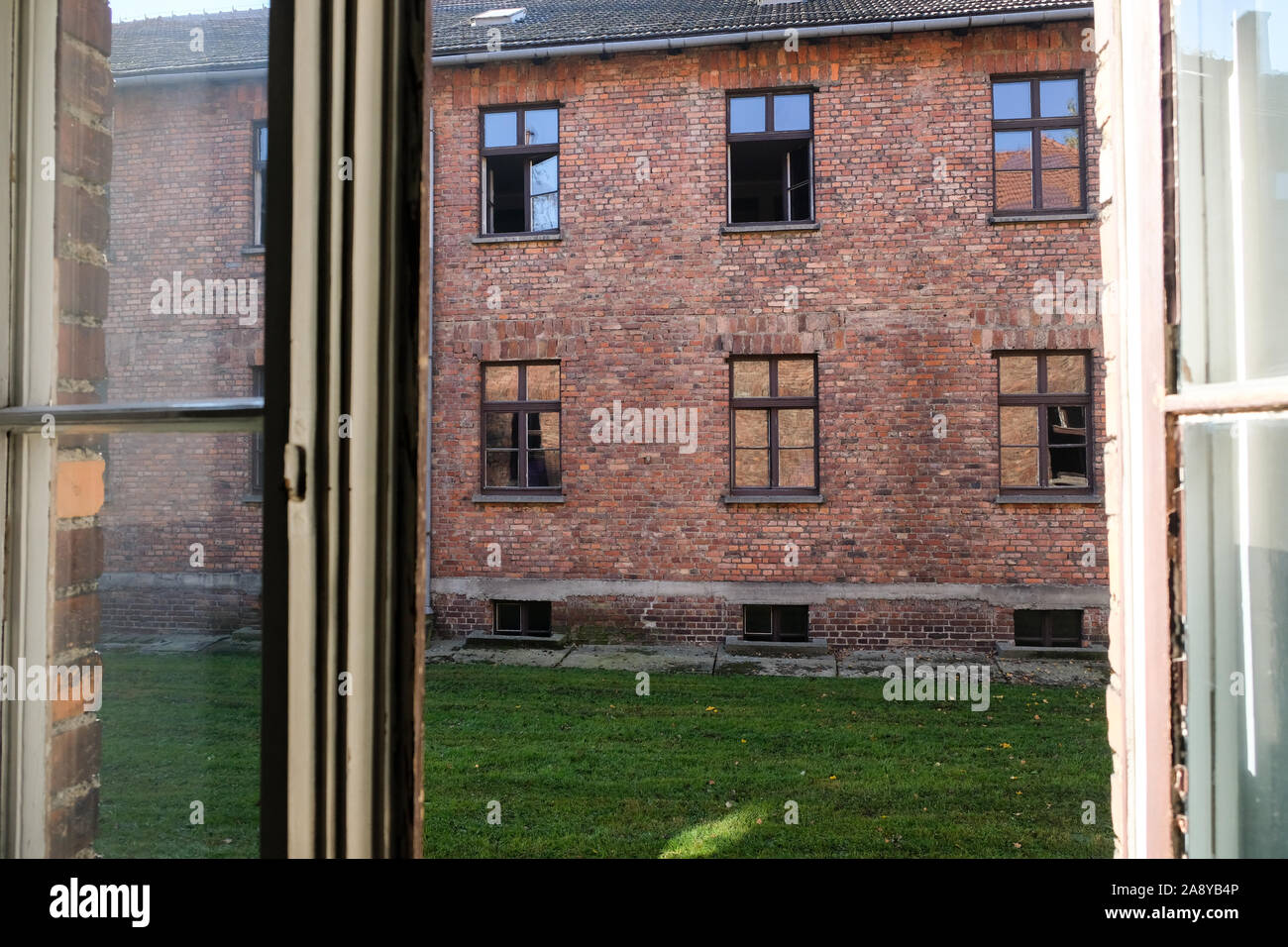 Auschwitz Birkenau Deutsche Nazi Konzentrations- und Vernichtungslager, Polen Stockfoto