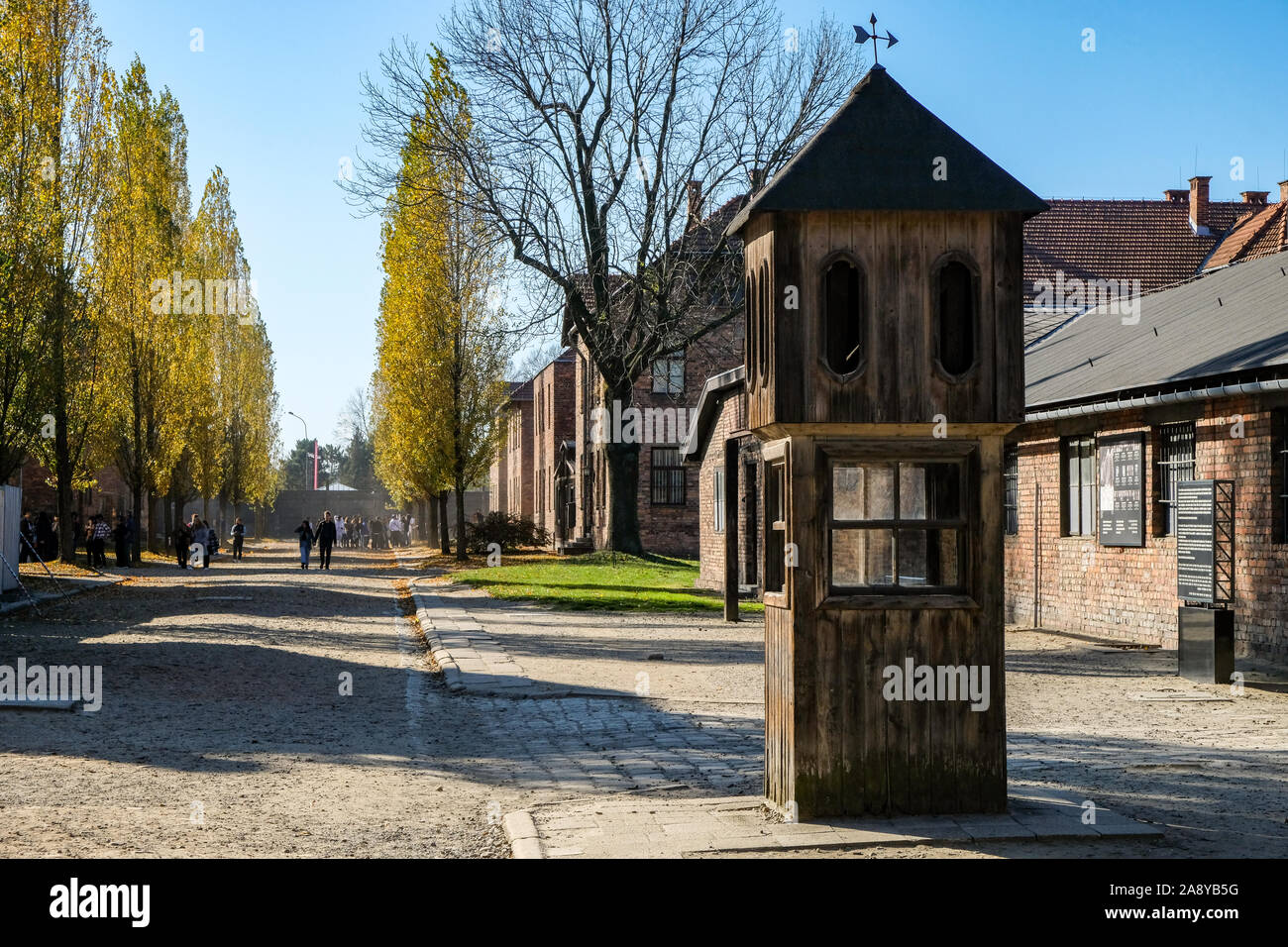 Auschwitz Birkenau Deutsche Nazi Konzentrations- und Vernichtungslager, Polen Stockfoto