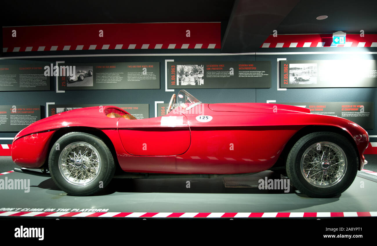 Ferrari Museum in Maranello Stockfoto