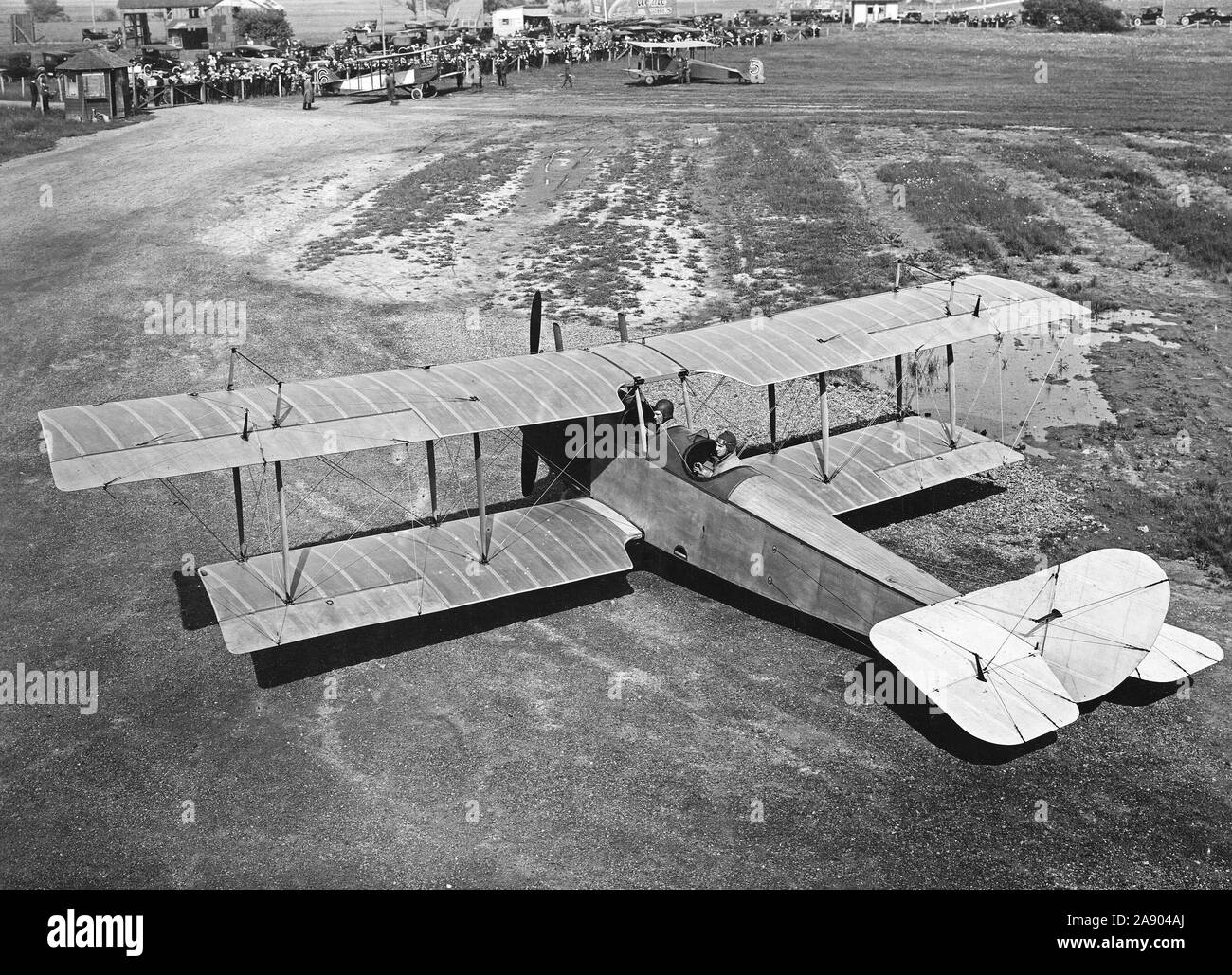 6/24/1917 - Modell Joh 4-D. Curtiss Airplane Co Stockfoto