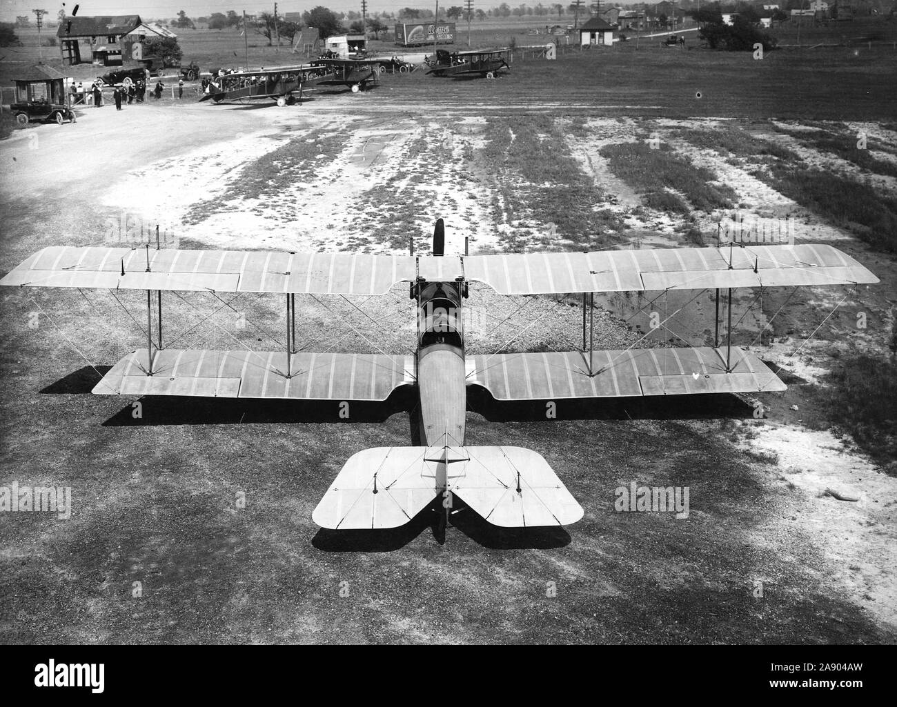 6/24/1917 - Modell Joh 4-D von Curtiss Airplane Co Stockfoto