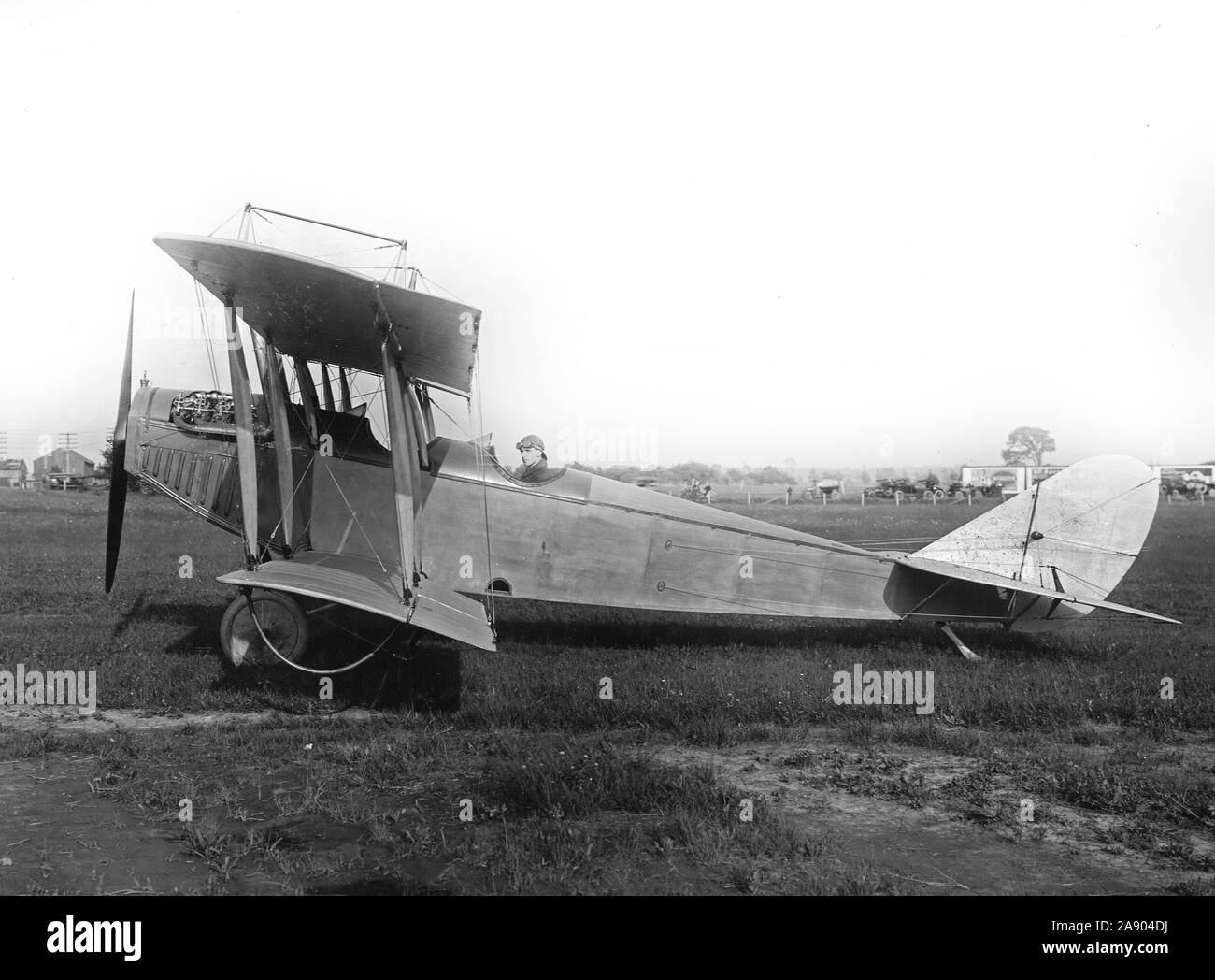 6/24/1917 - Modell Joh 4-D. Curtiss Airplane Co Stockfoto