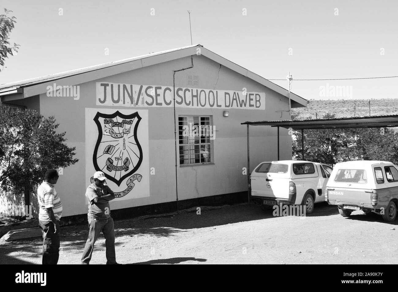 Namibia: Die Schule für Kinder, die ihre Eltern durch HIV in Maltahöhe verloren Stockfoto